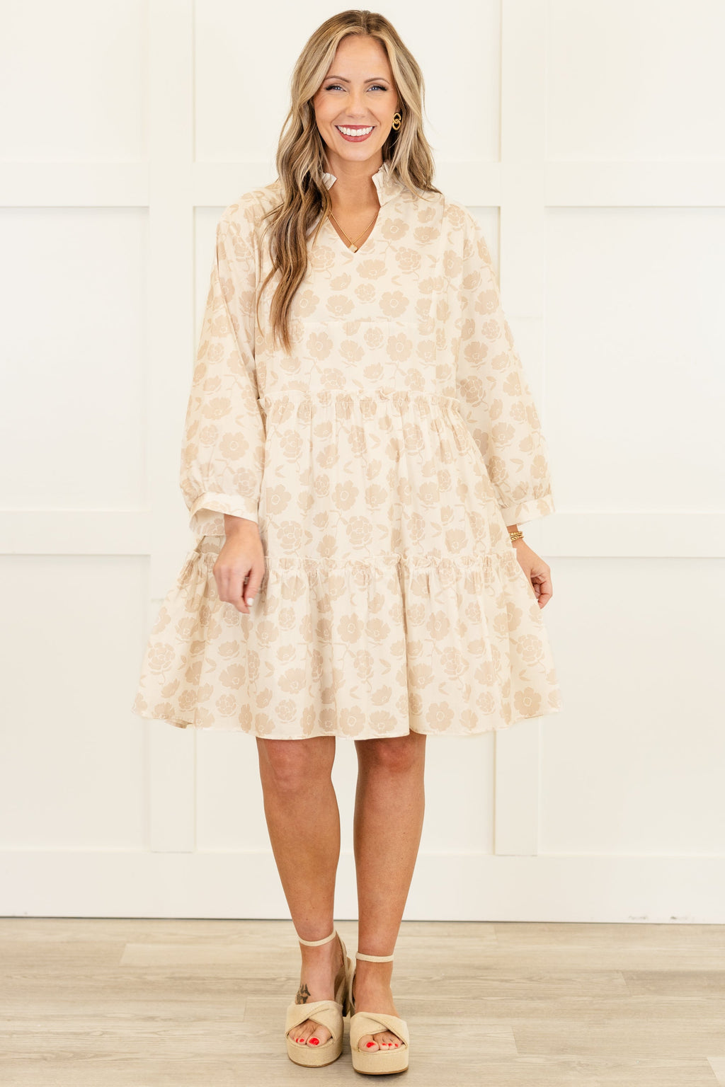 Hey Angel Dress, Cream