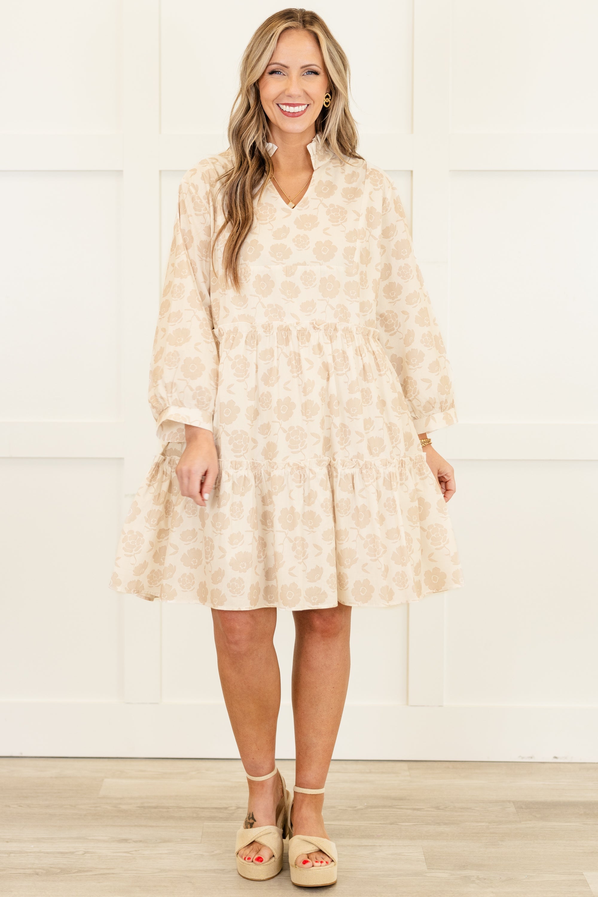 Hey Angel Dress, Cream