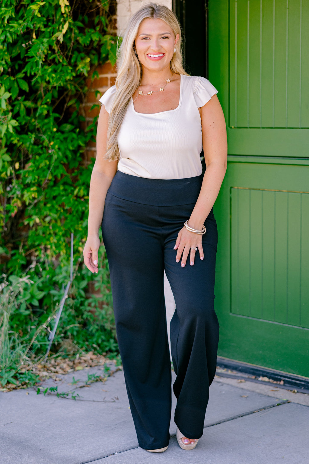 Highly Favored Pants, Black