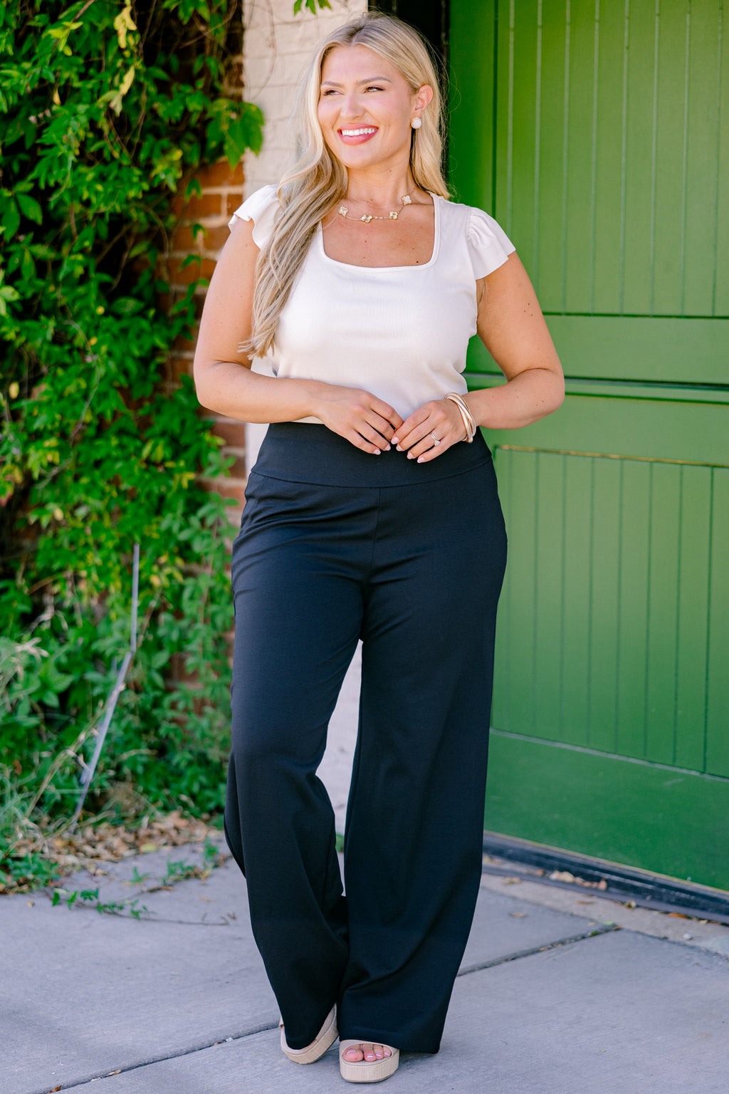 Highly Favored Pants, Black