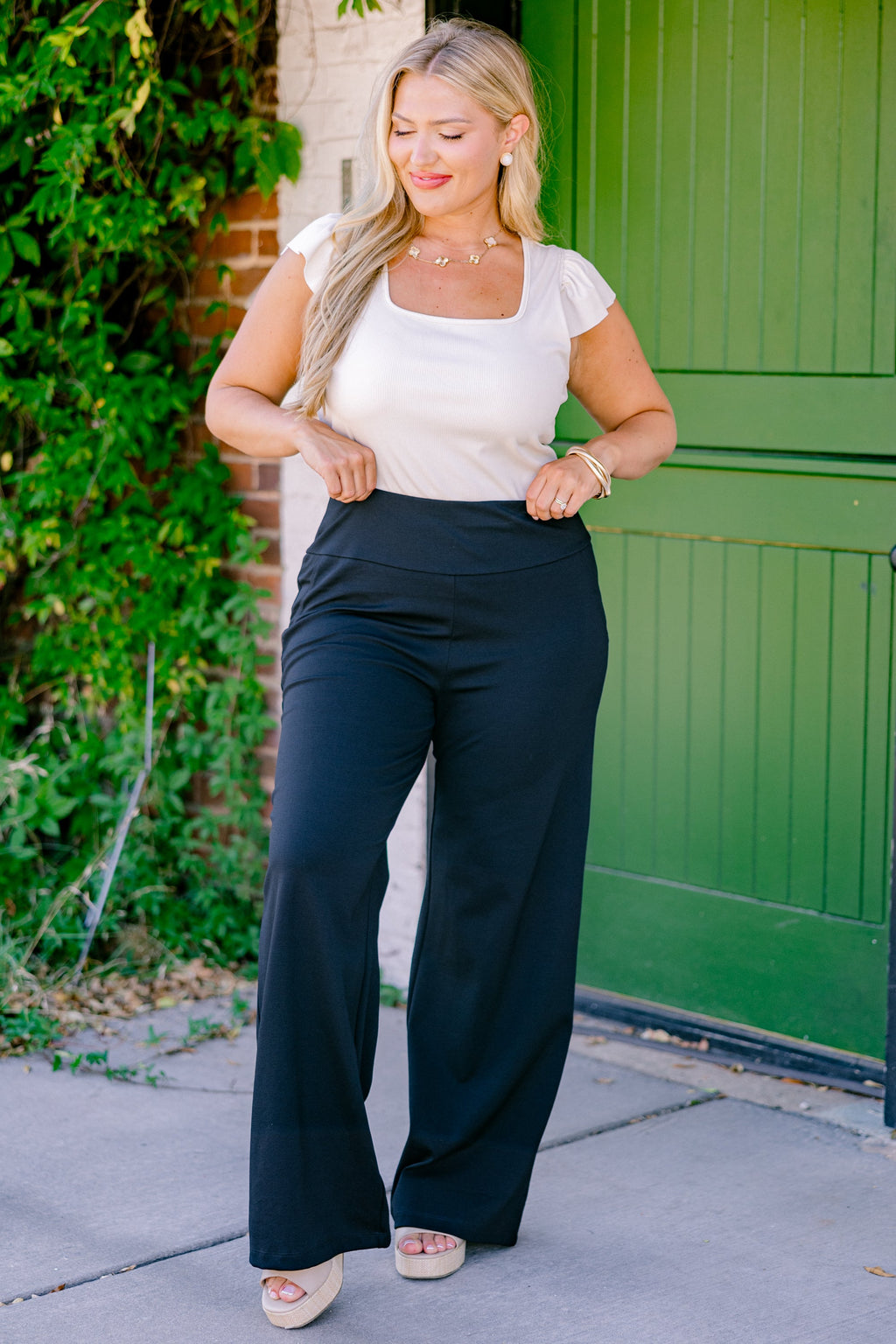 Highly Favored Pants, Black