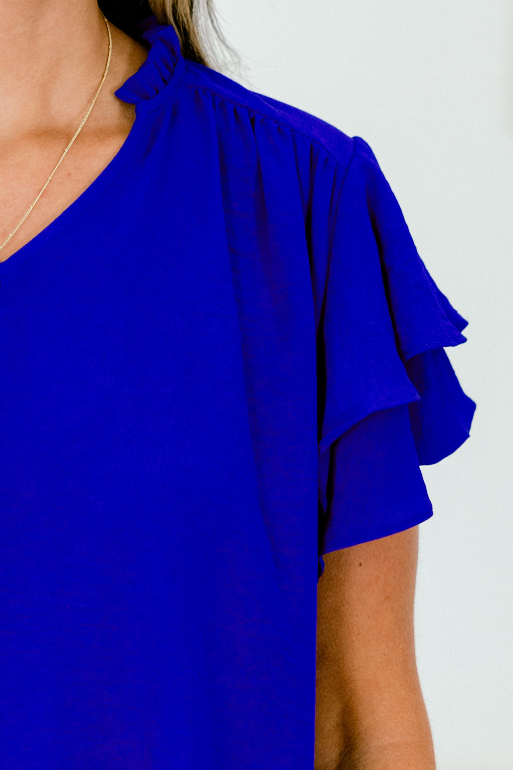 Holding Onto You Top, Royal Blue