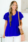 Holding Onto You Top, Royal Blue
