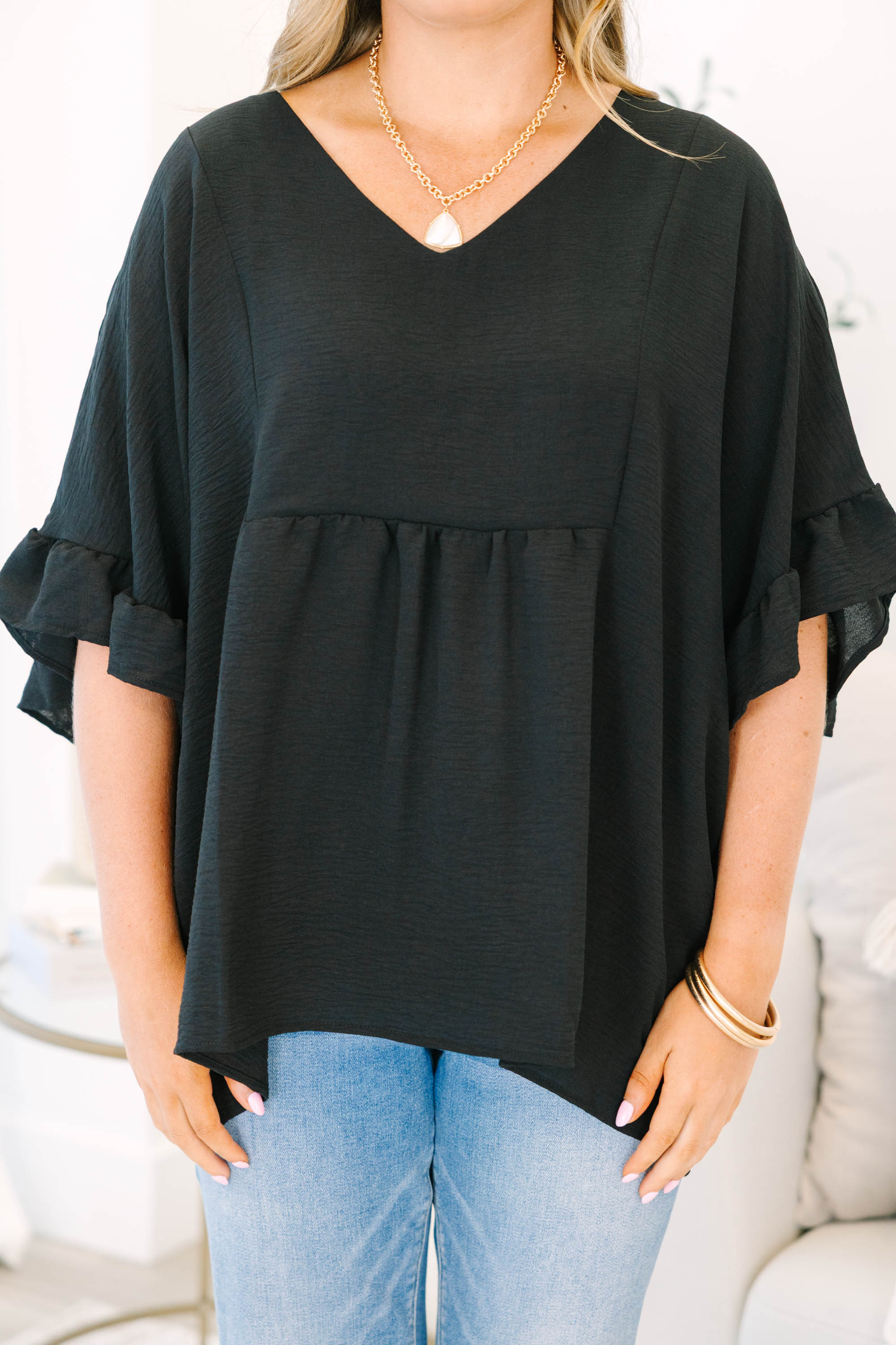 Holding Steady Top, Black