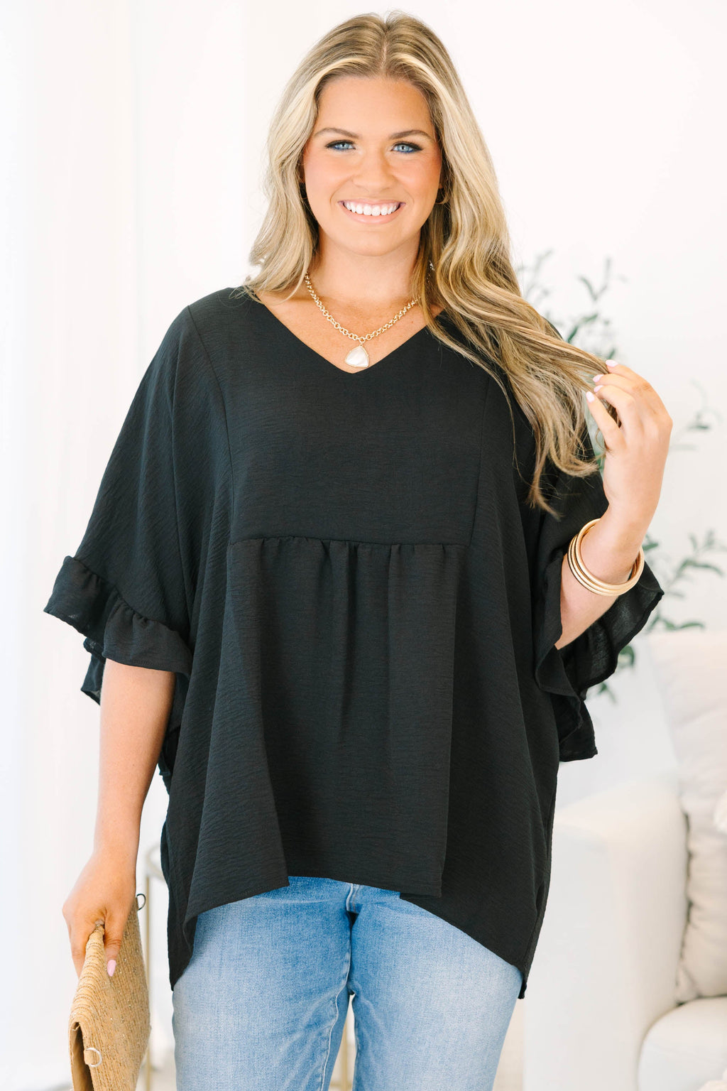 Holding Steady Top, Black
