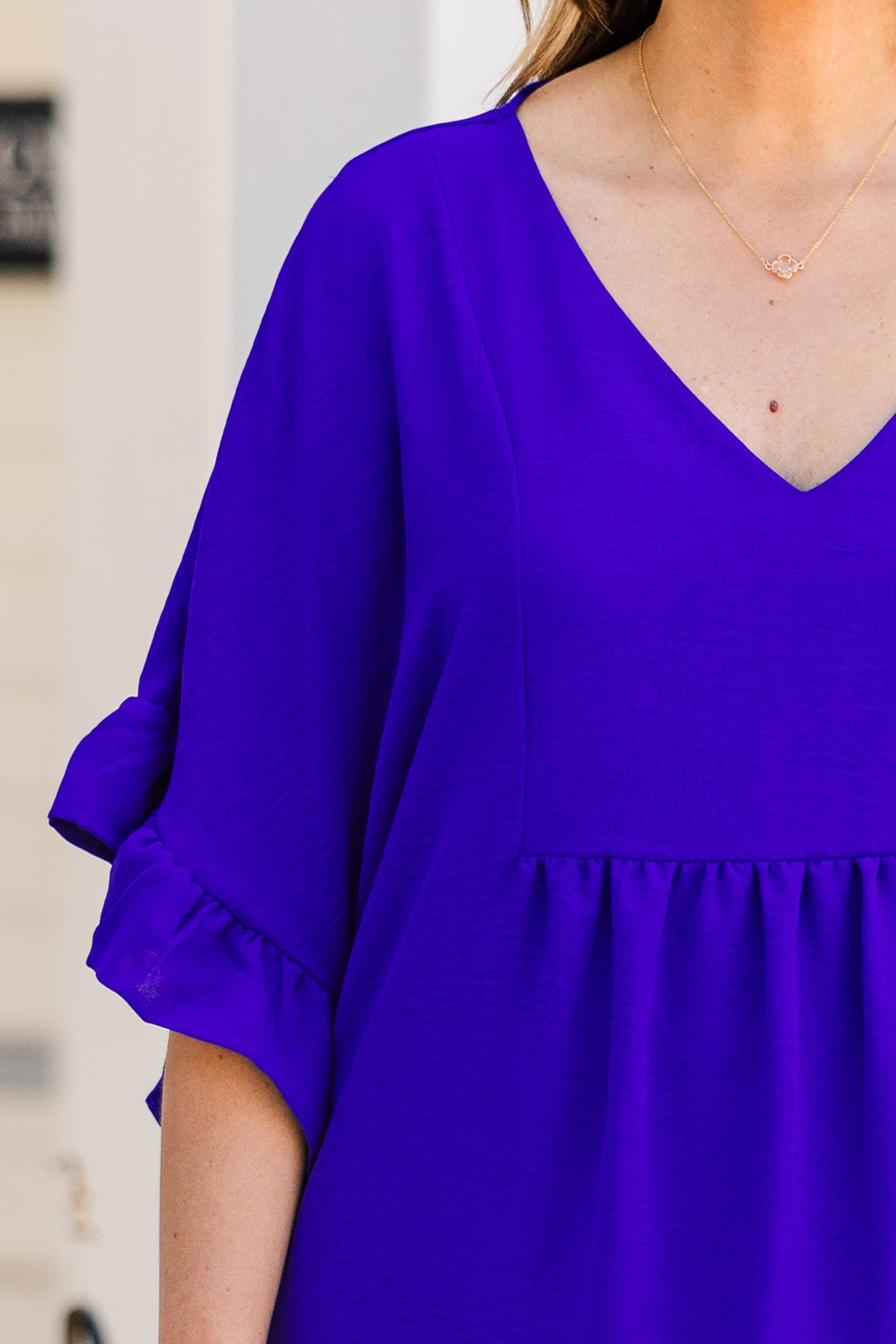 Holding Steady Top, Royal Blue