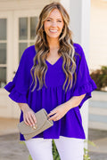 Holding Steady Top, Royal Blue