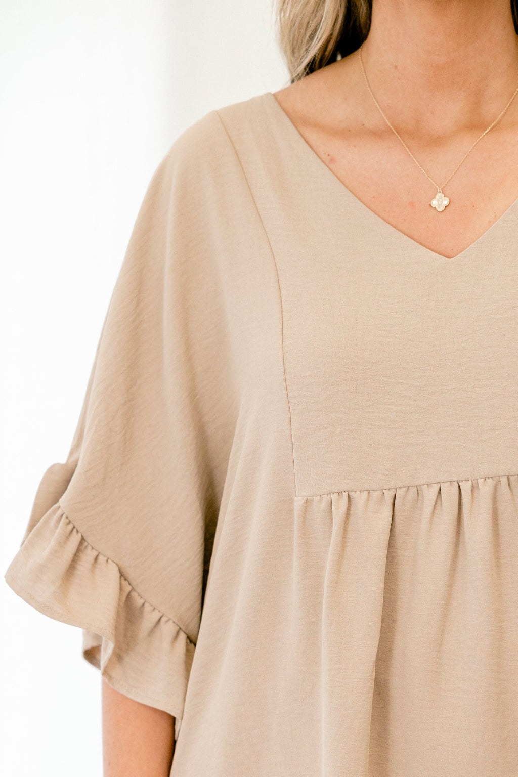 Holding Steady Top, Taupe