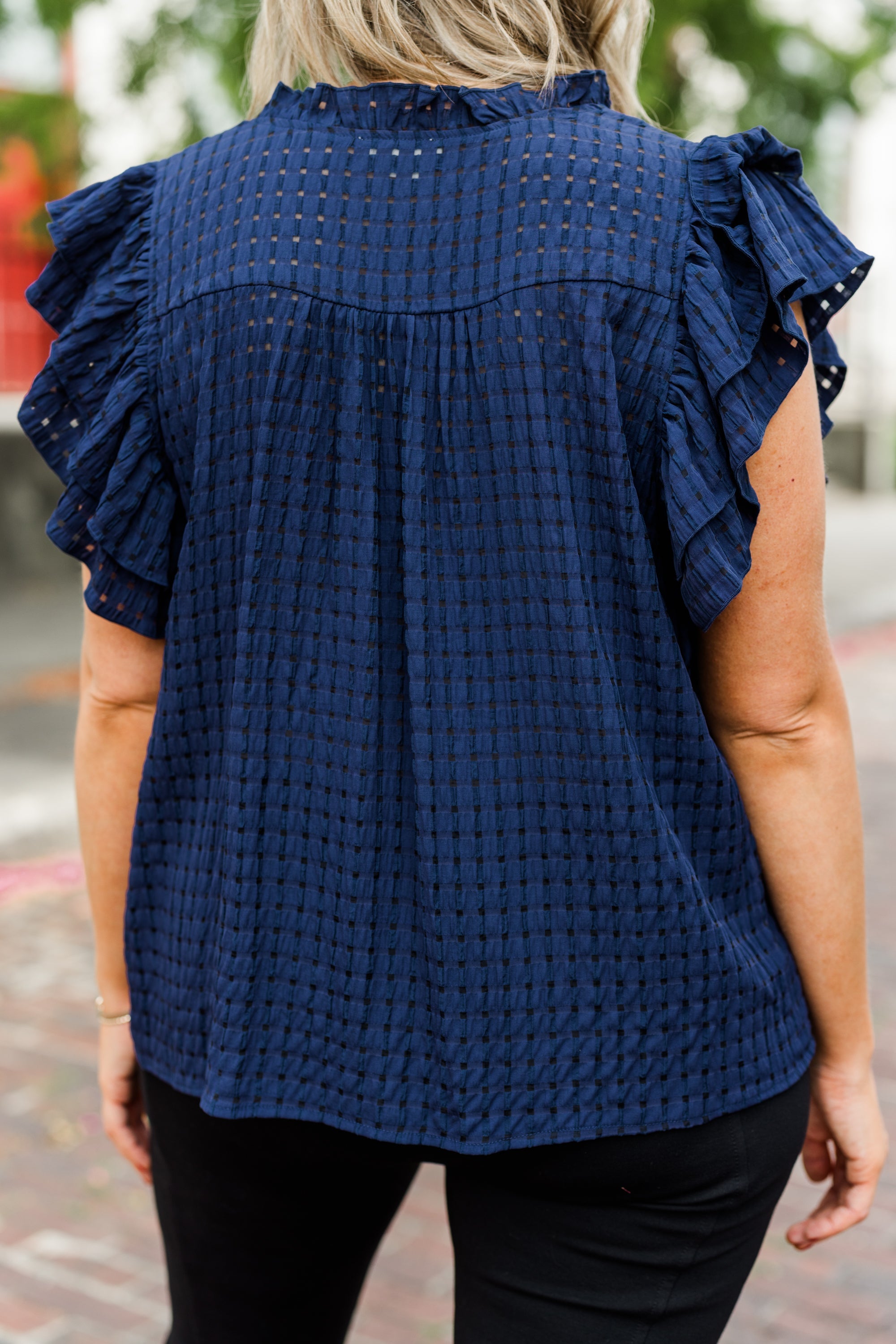 Home Is Here Top, Navy