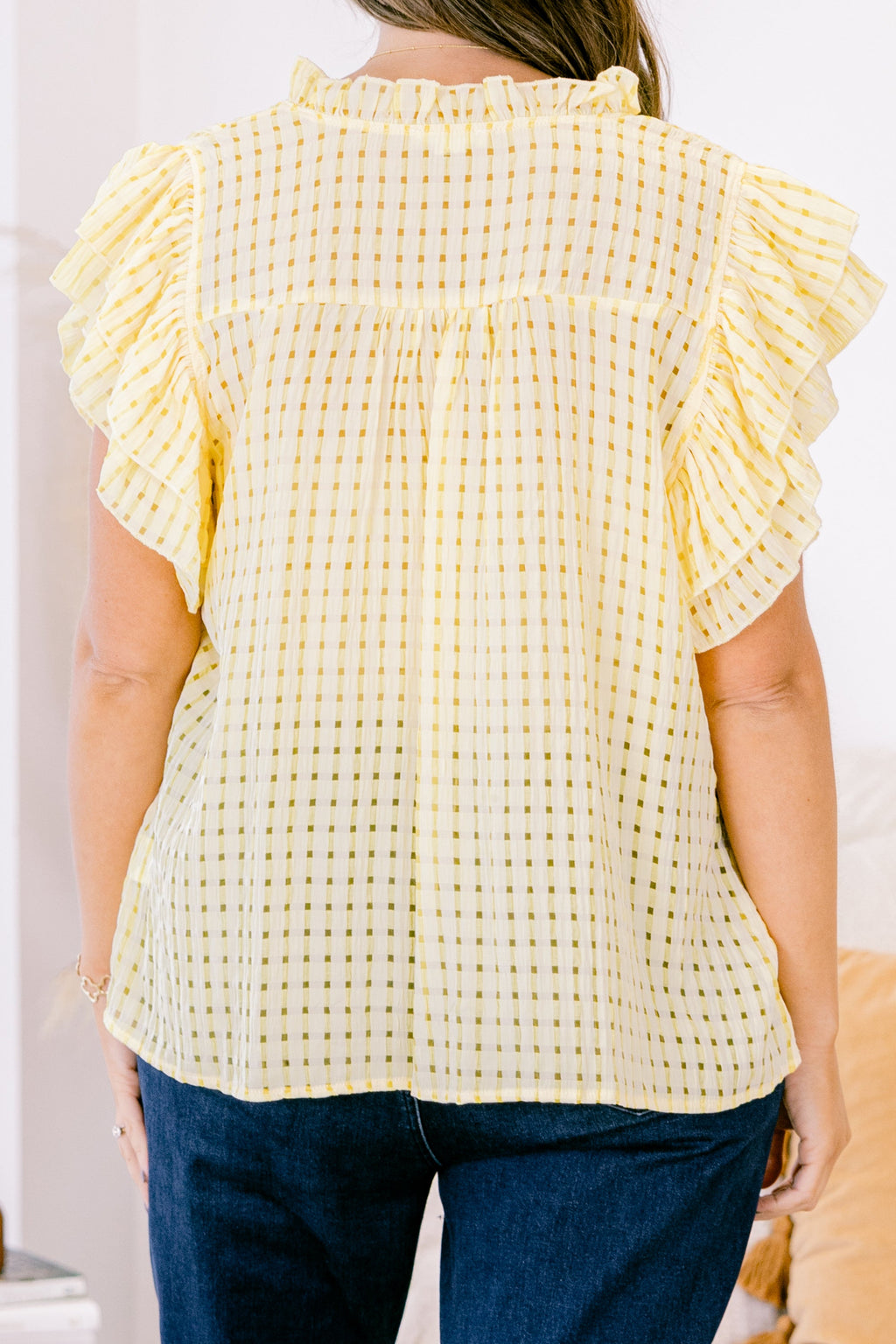 Home Is Here Top, Yellow