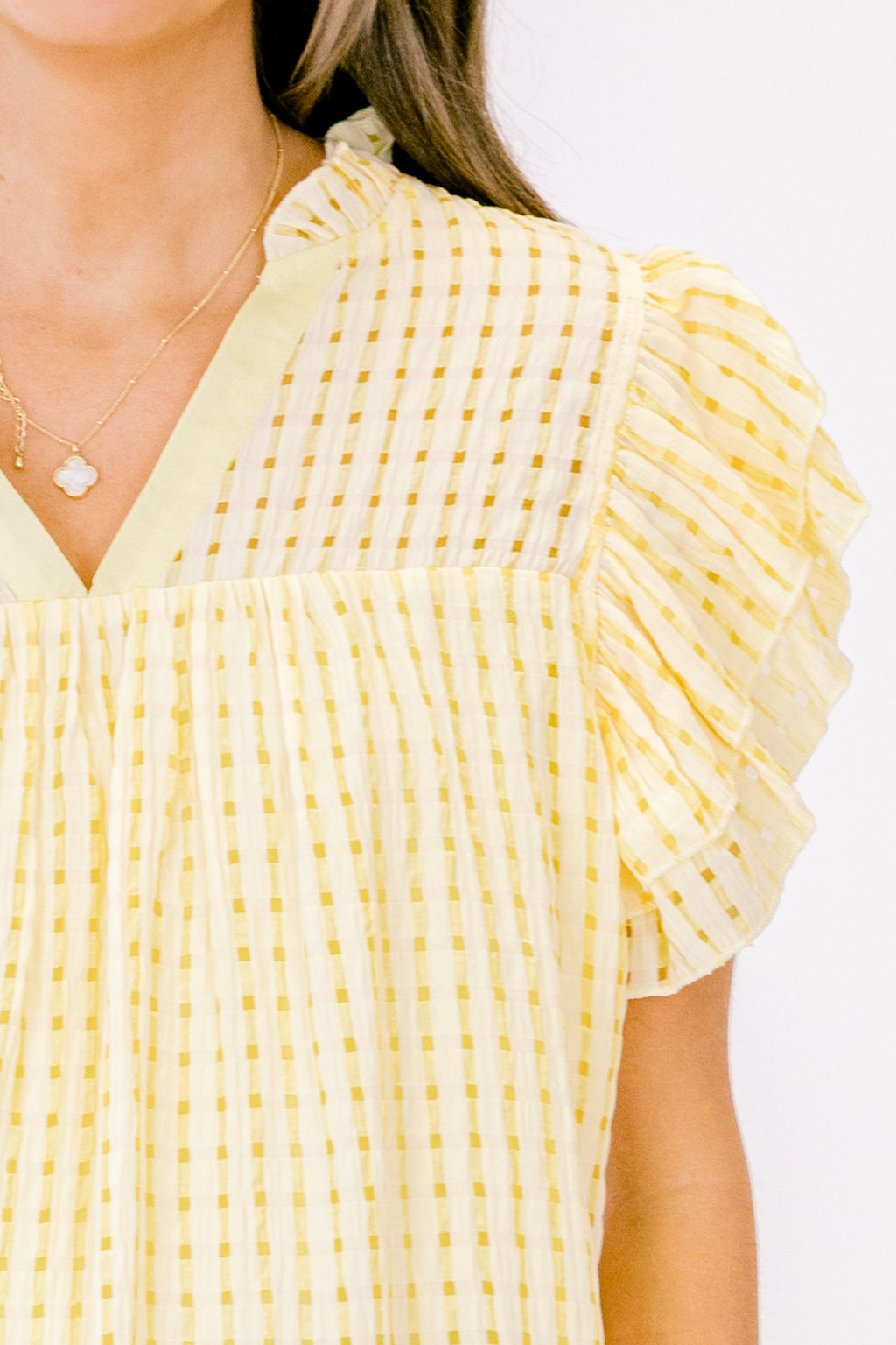 Home Is Here Top, Yellow