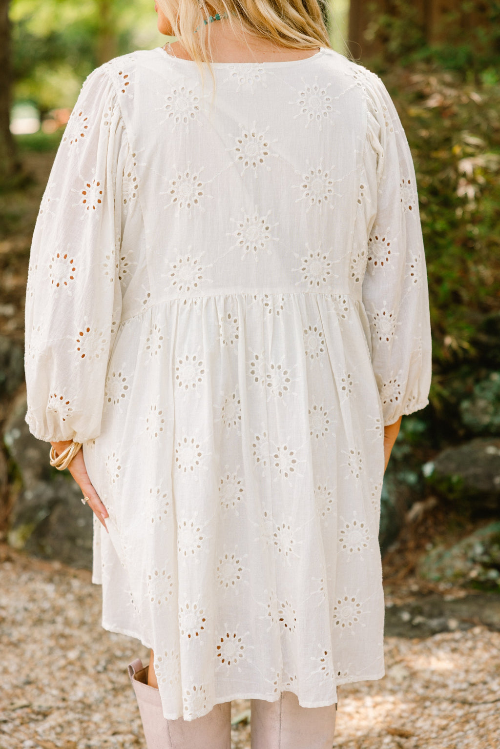 Honey Babe Dress, Cream