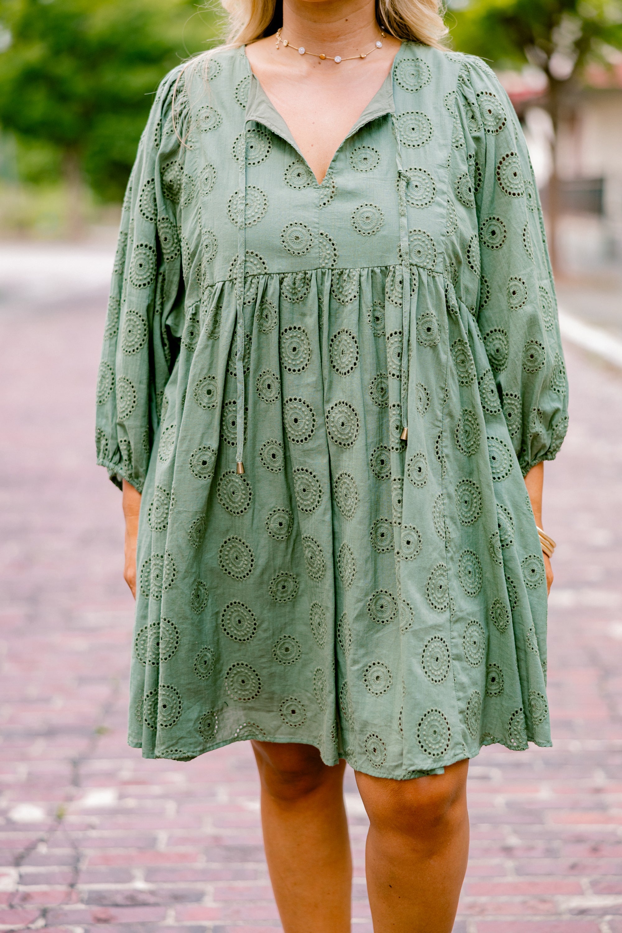 Honey Babe Dress, Green