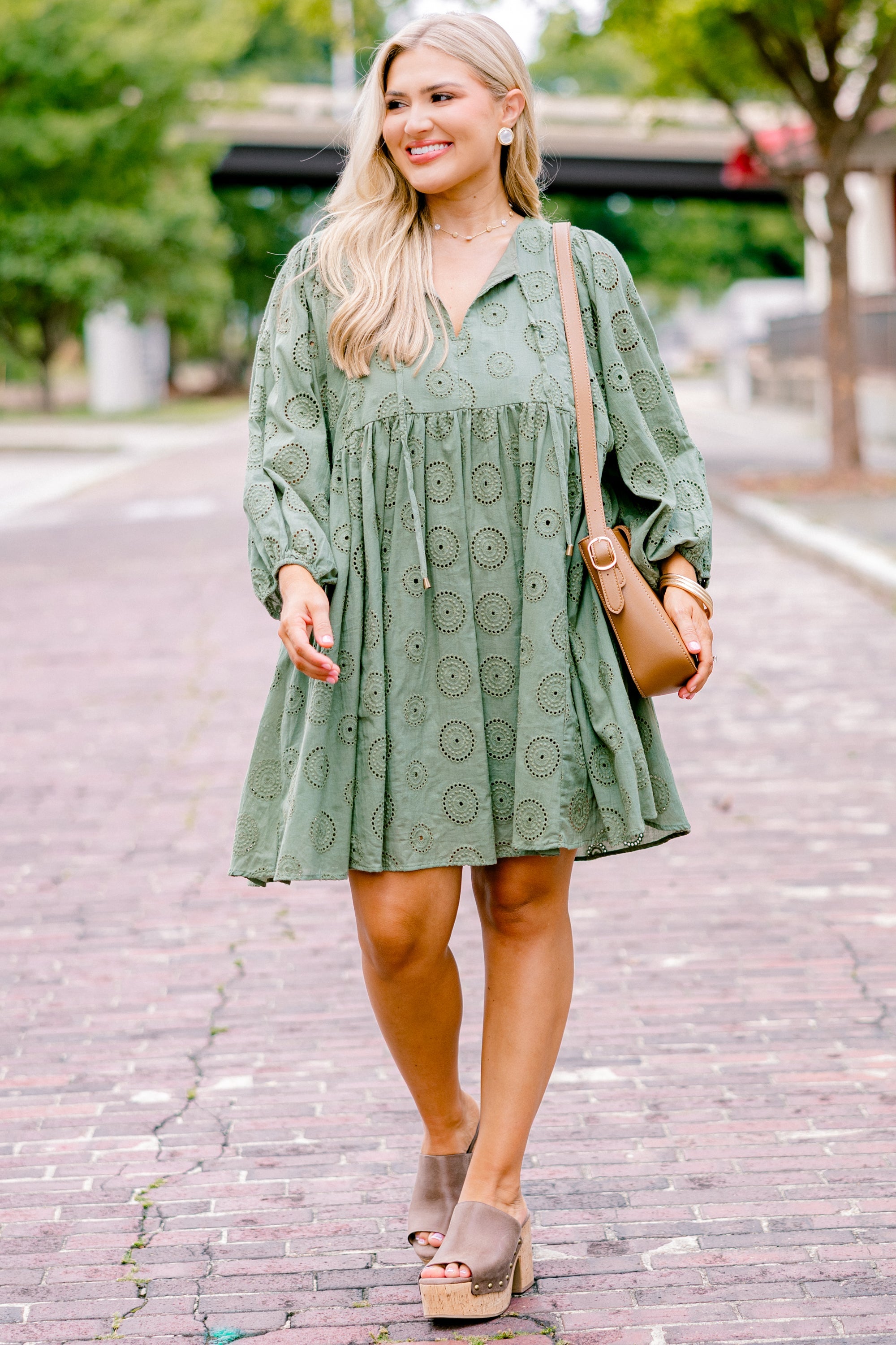 Honey Babe Dress, Green