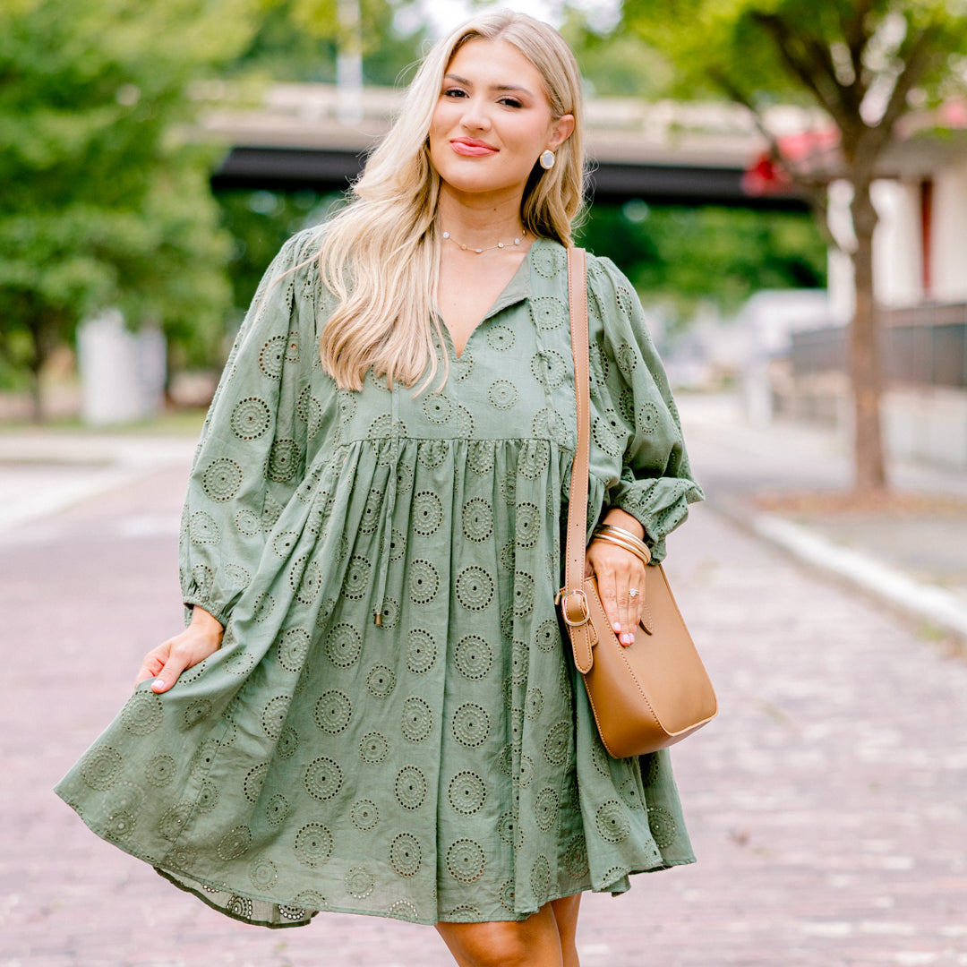 Honey Babe Dress, Green