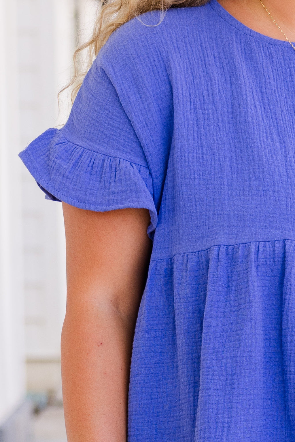 Honeybee Hug Top, Blue