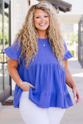 Honeybee Hug Top, Blue