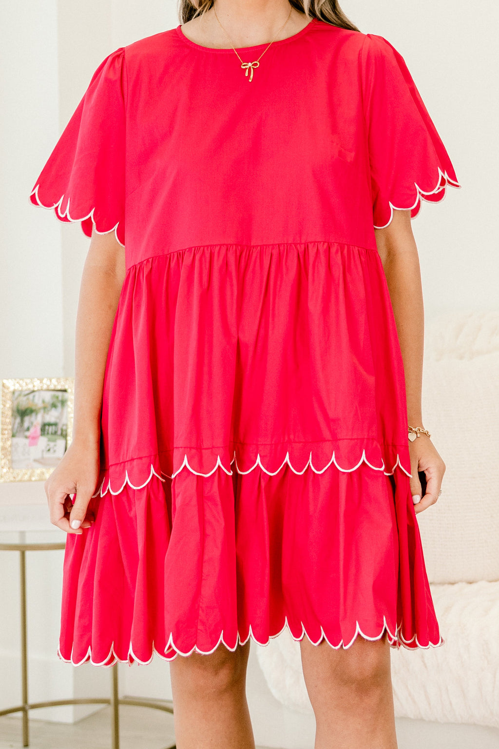 Hummingbird's Haven Dress, Fuchsia