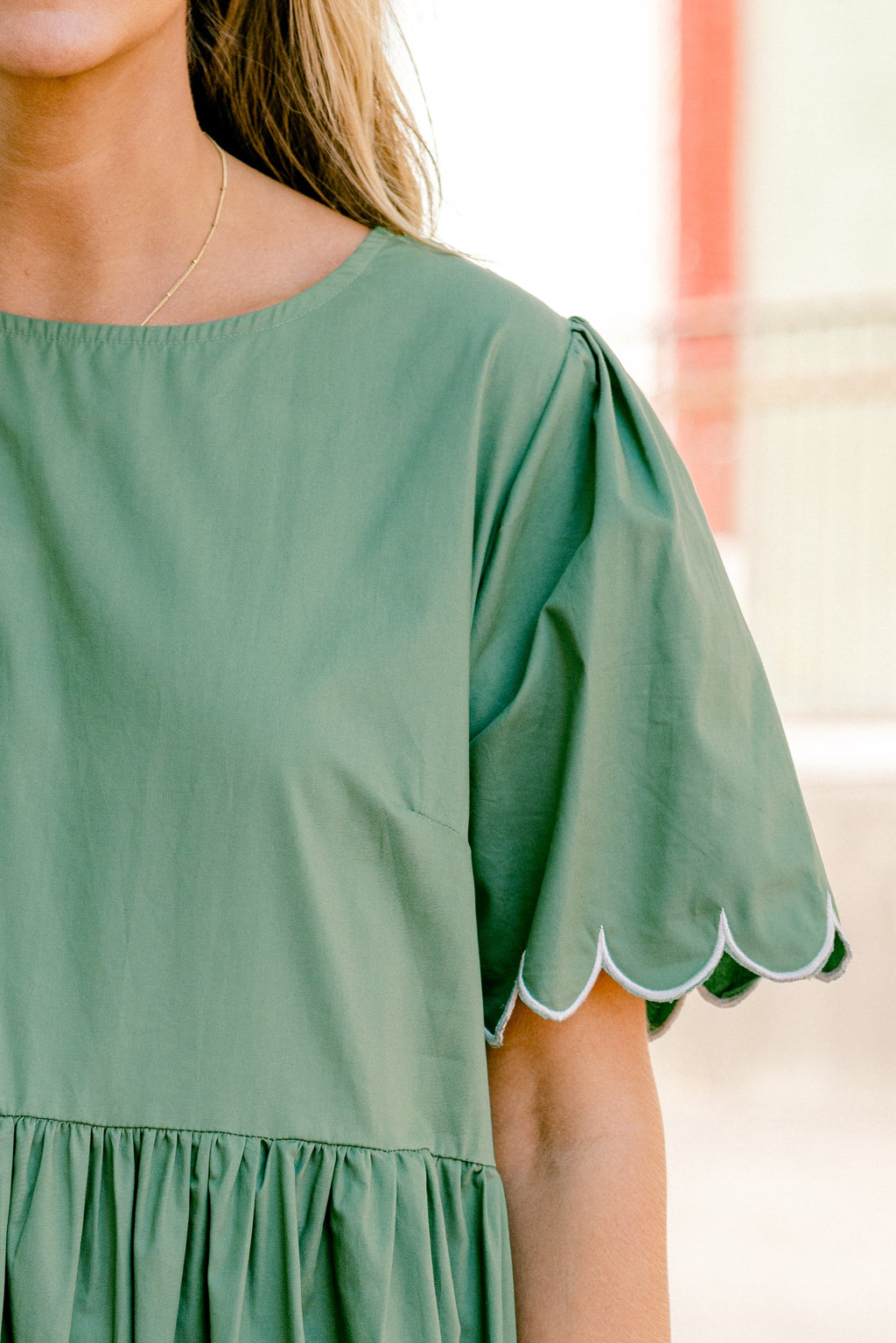 Hummingbird's Haven Dress, Olive