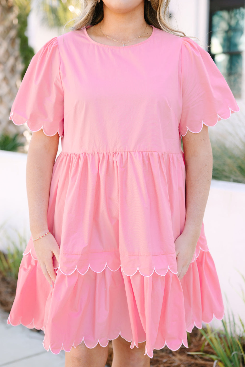 Hummingbird's Haven Dress, Bubblegum