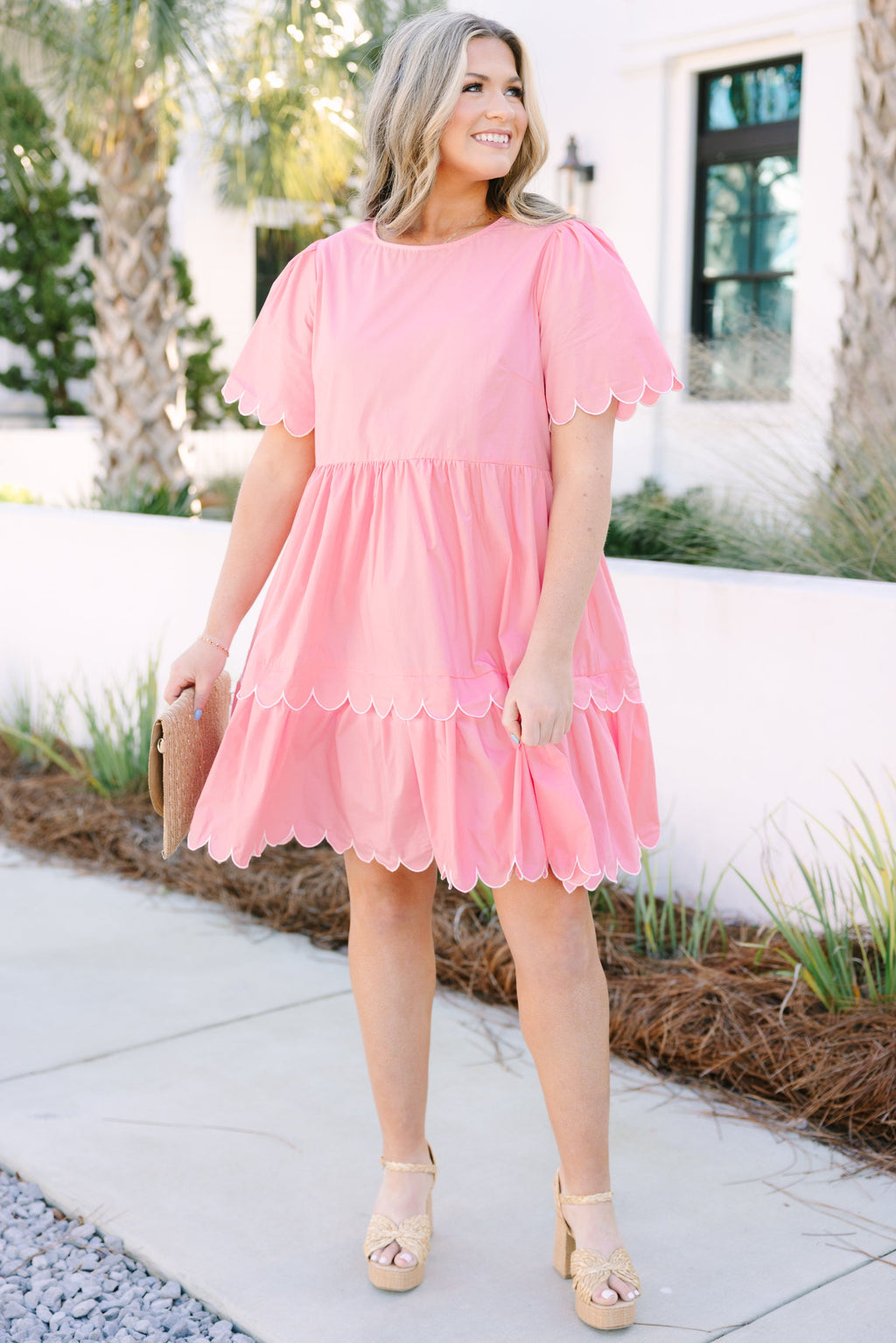 Hummingbird's Haven Dress, Bubblegum