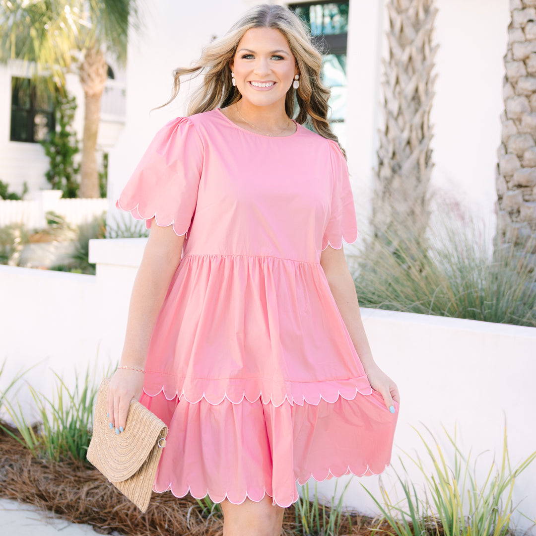 Hummingbird's Haven Dress, Bubblegum