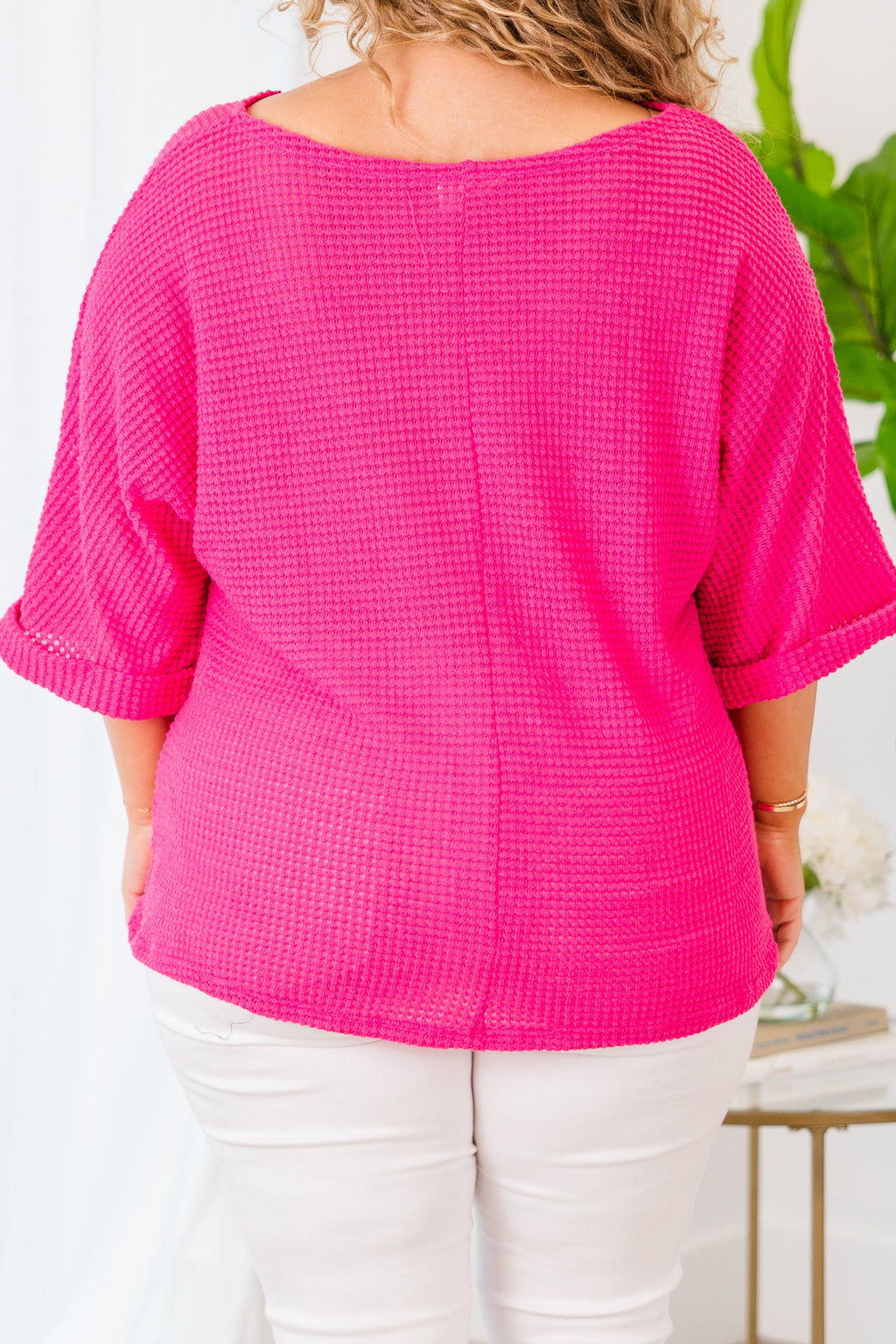 Hurry Along Top, Hot Pink