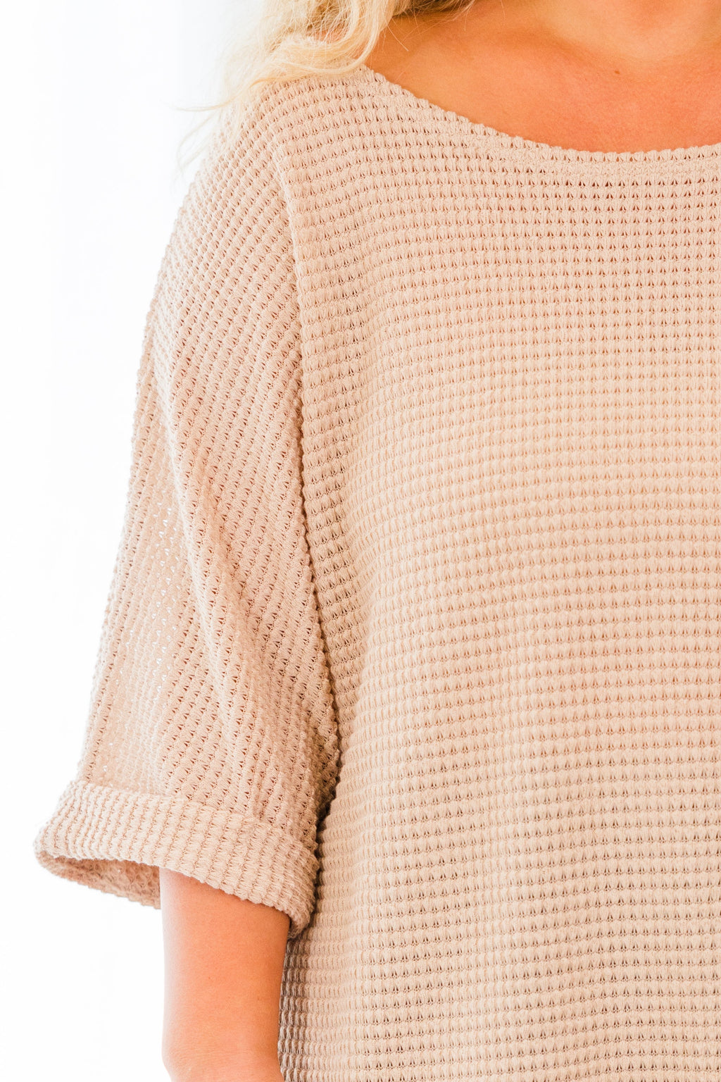 Hurry Along Top, Taupe