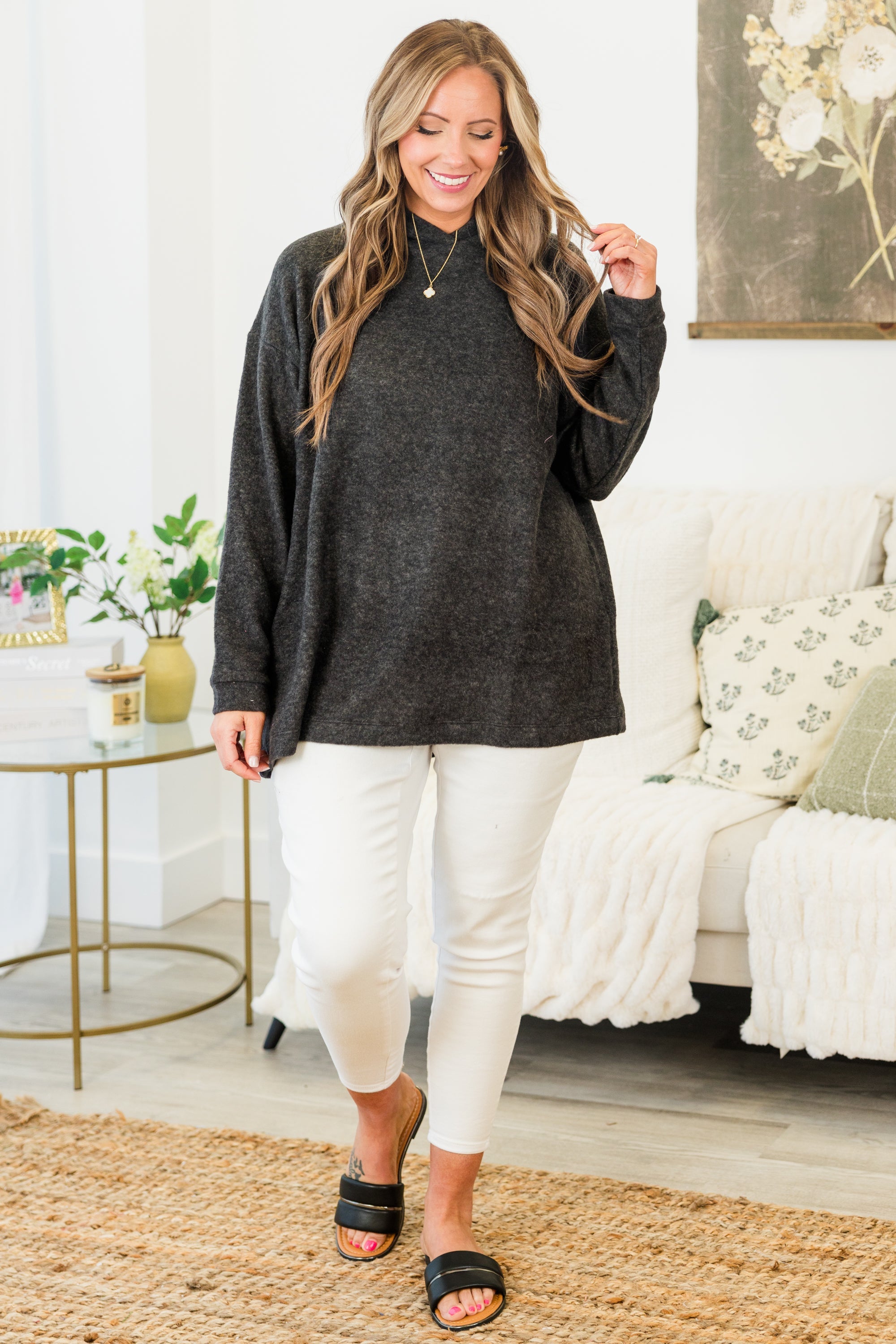 I Am On The Go Top, Black