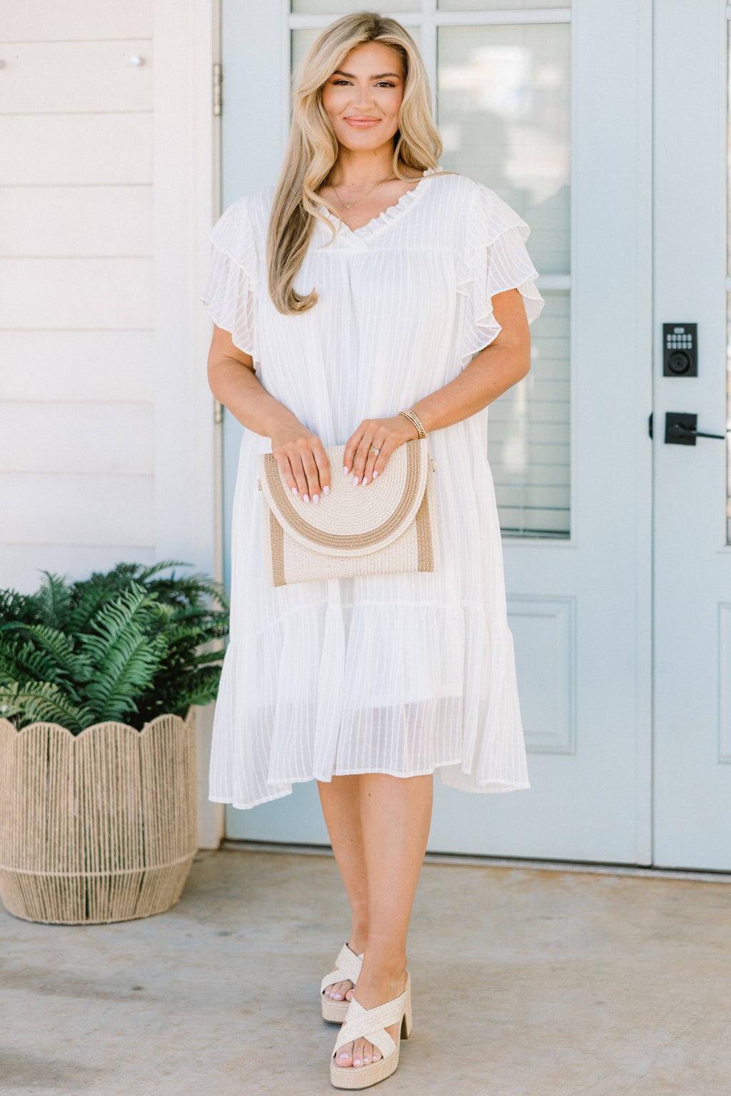 I Just Know Dress, White