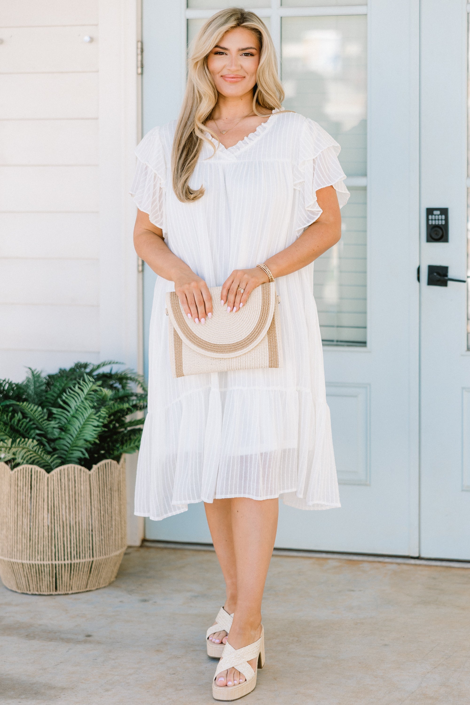 I Just Know Dress, White