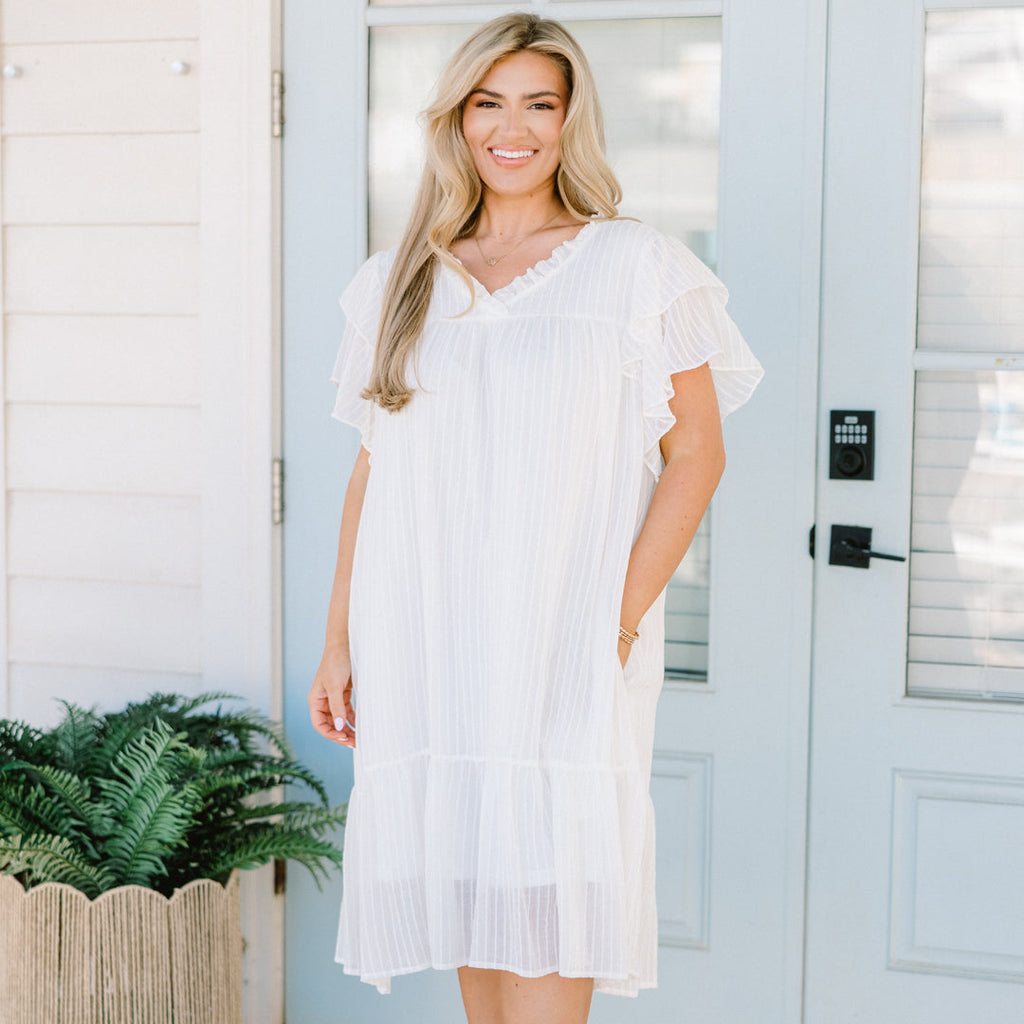 I Just Know Dress, White