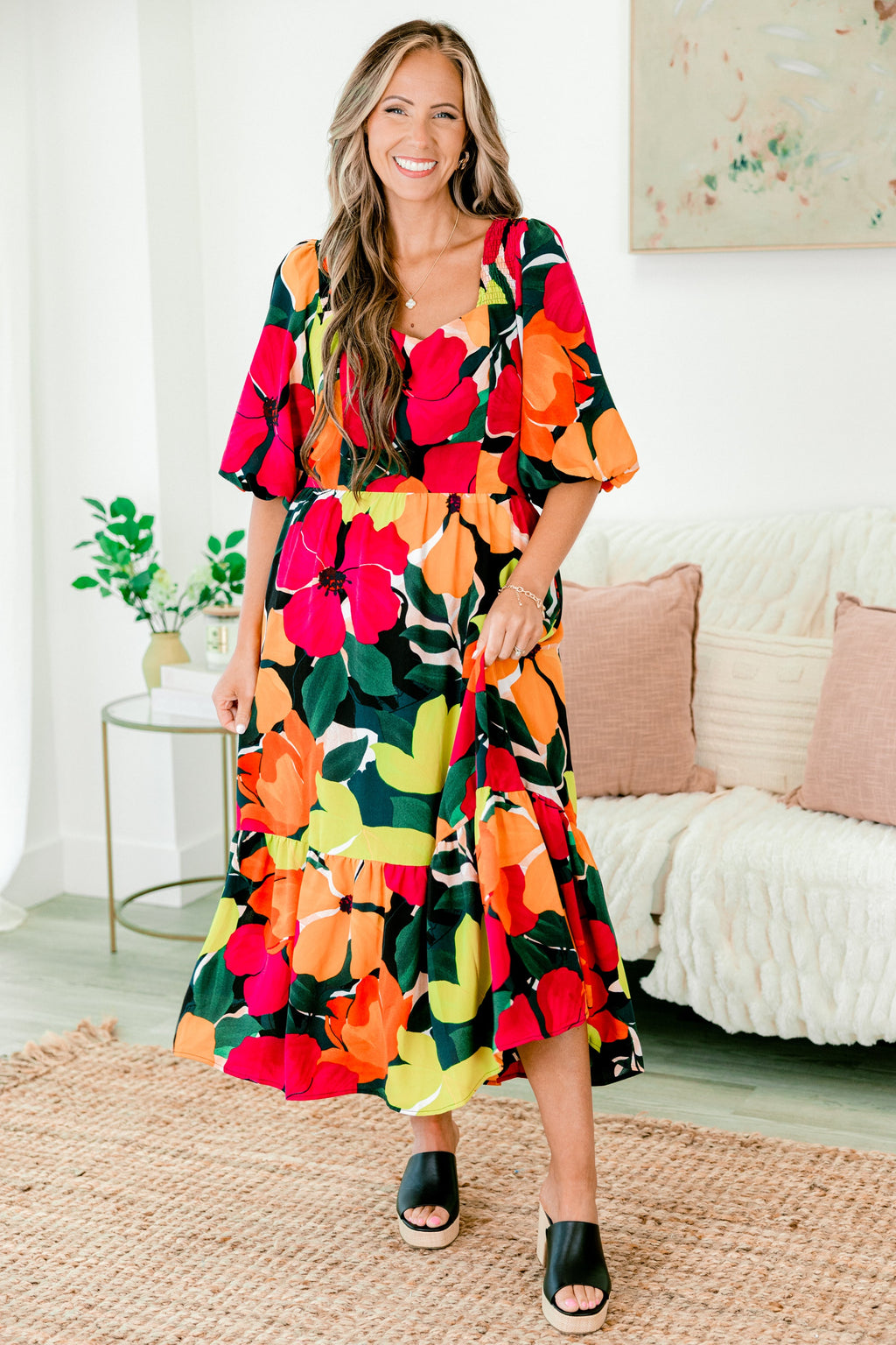 I Still See You Around Dress, Black