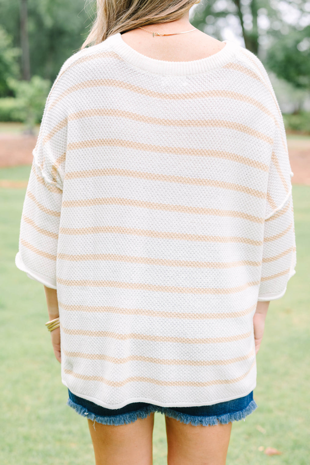 I Take You With Me Top, Natural