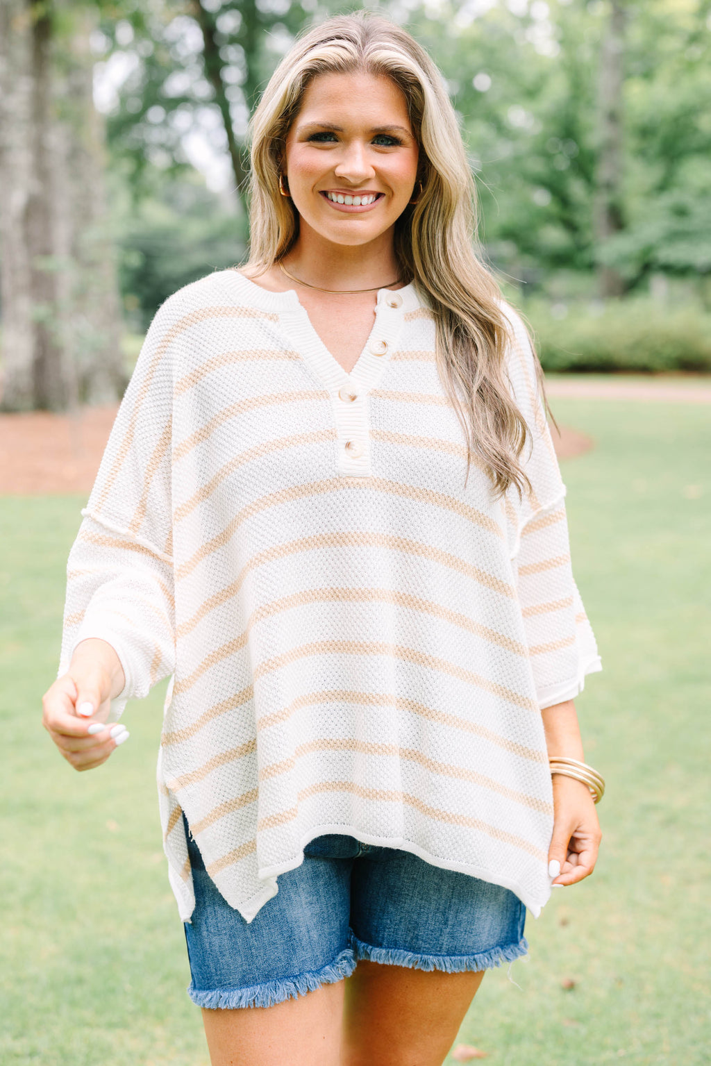I Take You With Me Top, Natural