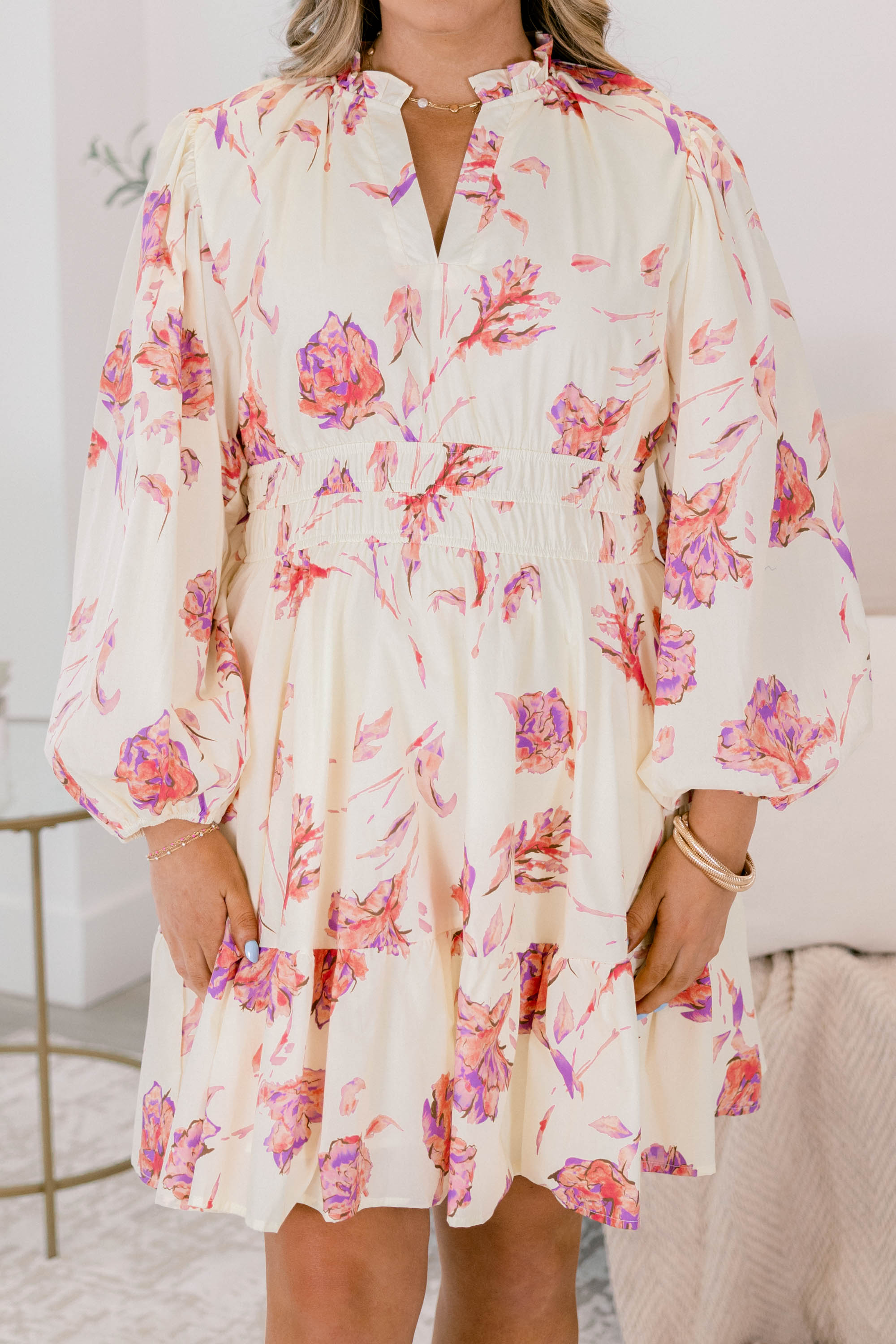I Took My Chance Dress, Cream