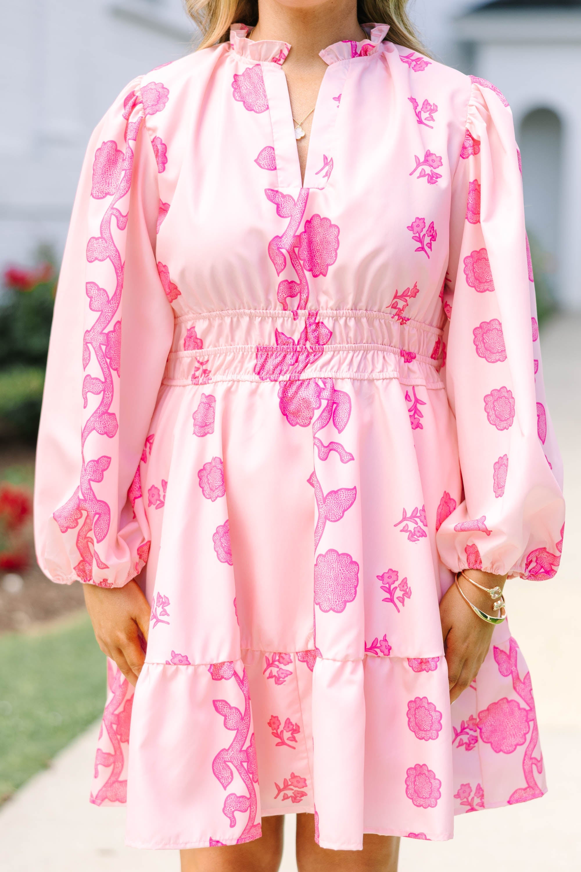I Took My Chance Dress, Pink