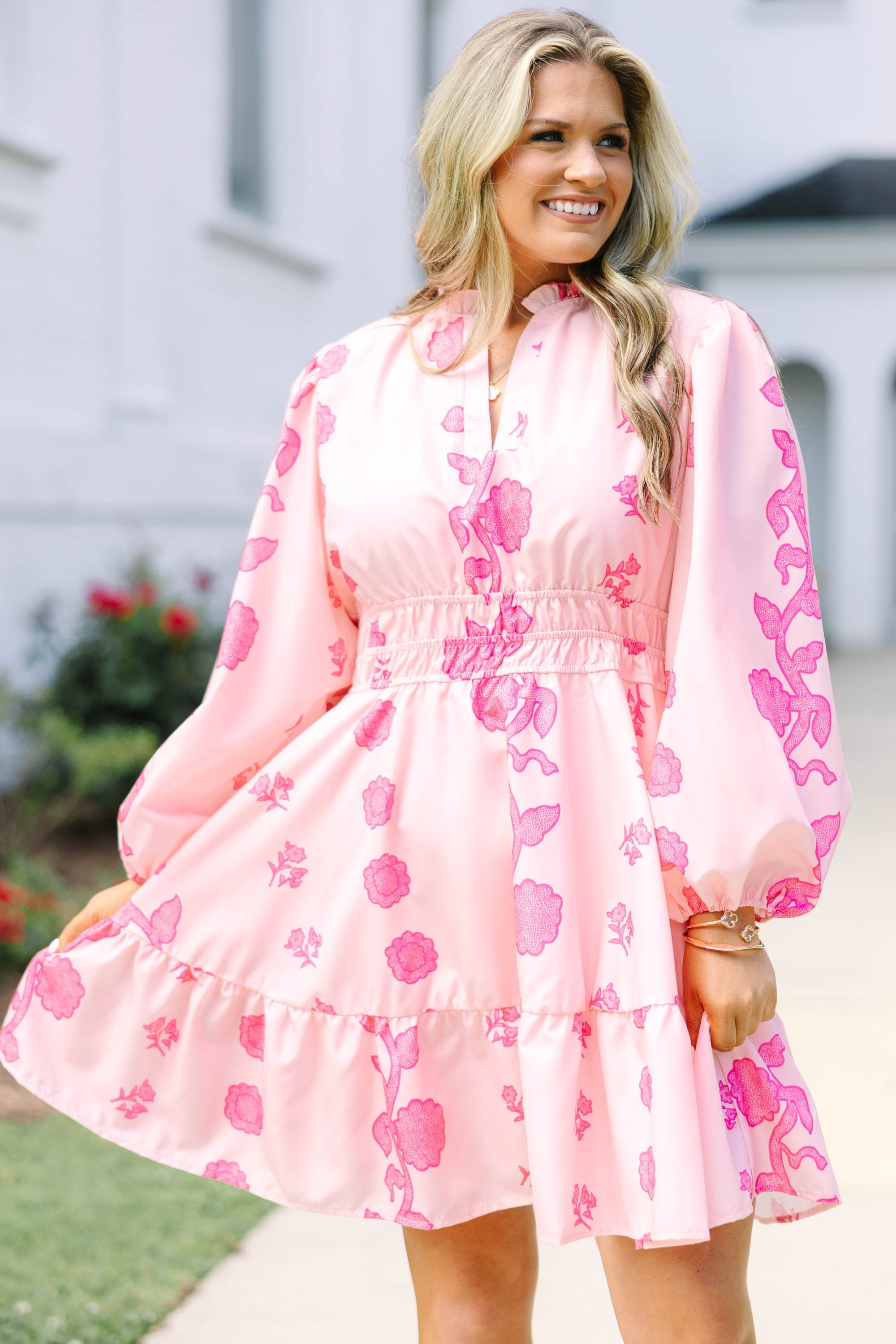 I Took My Chance Dress, Pink