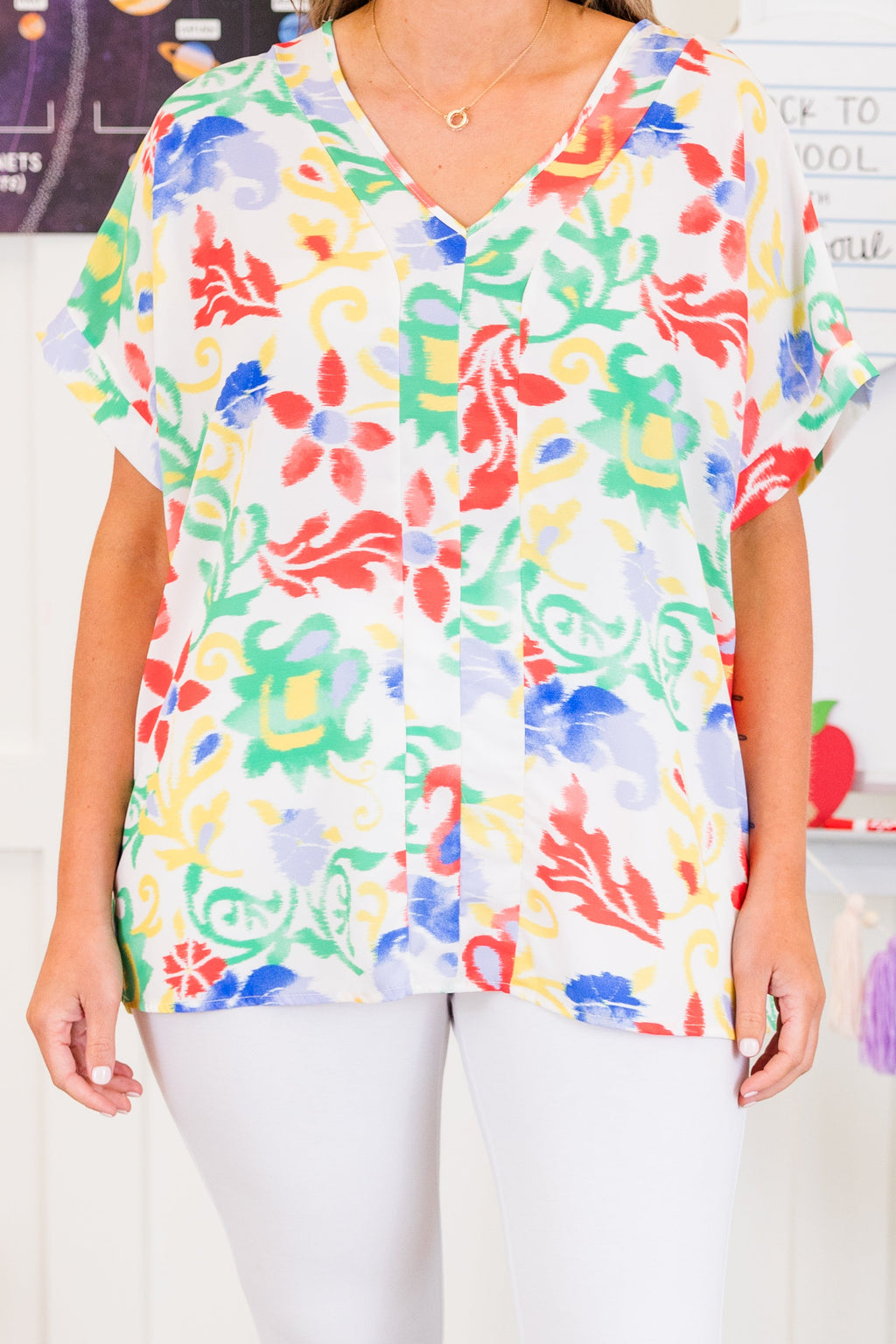 I Want Change Top, Off-White