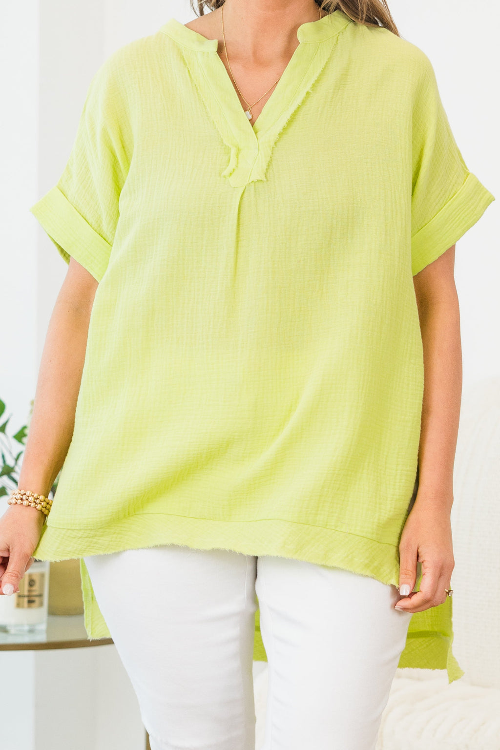 I'll Keep It Like A Blessing Tunic, Lime