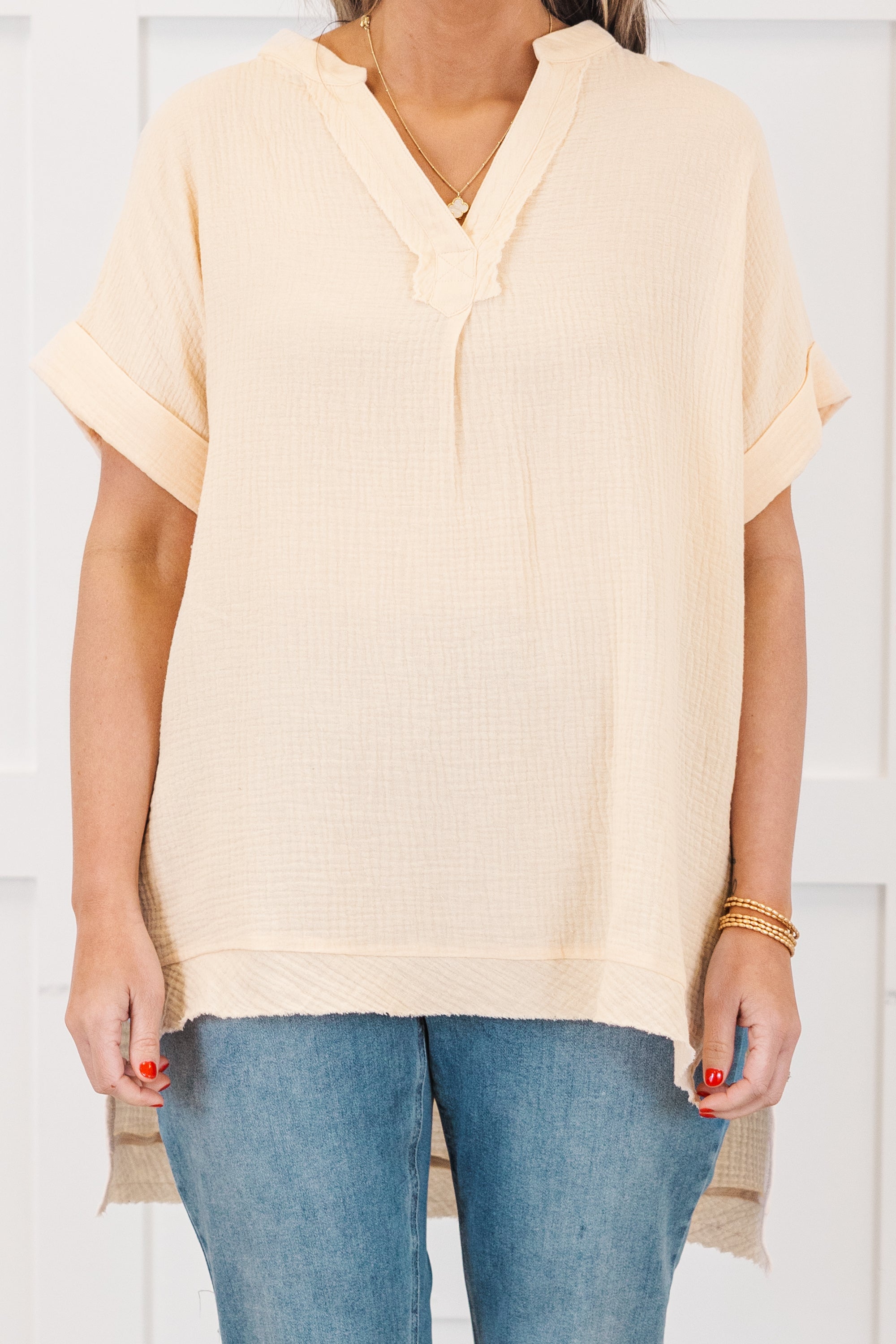 I'll Keep It Like A Blessing Tunic, Natural
