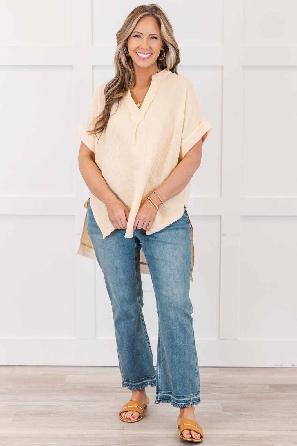 I'll Keep It Like A Blessing Tunic, Natural