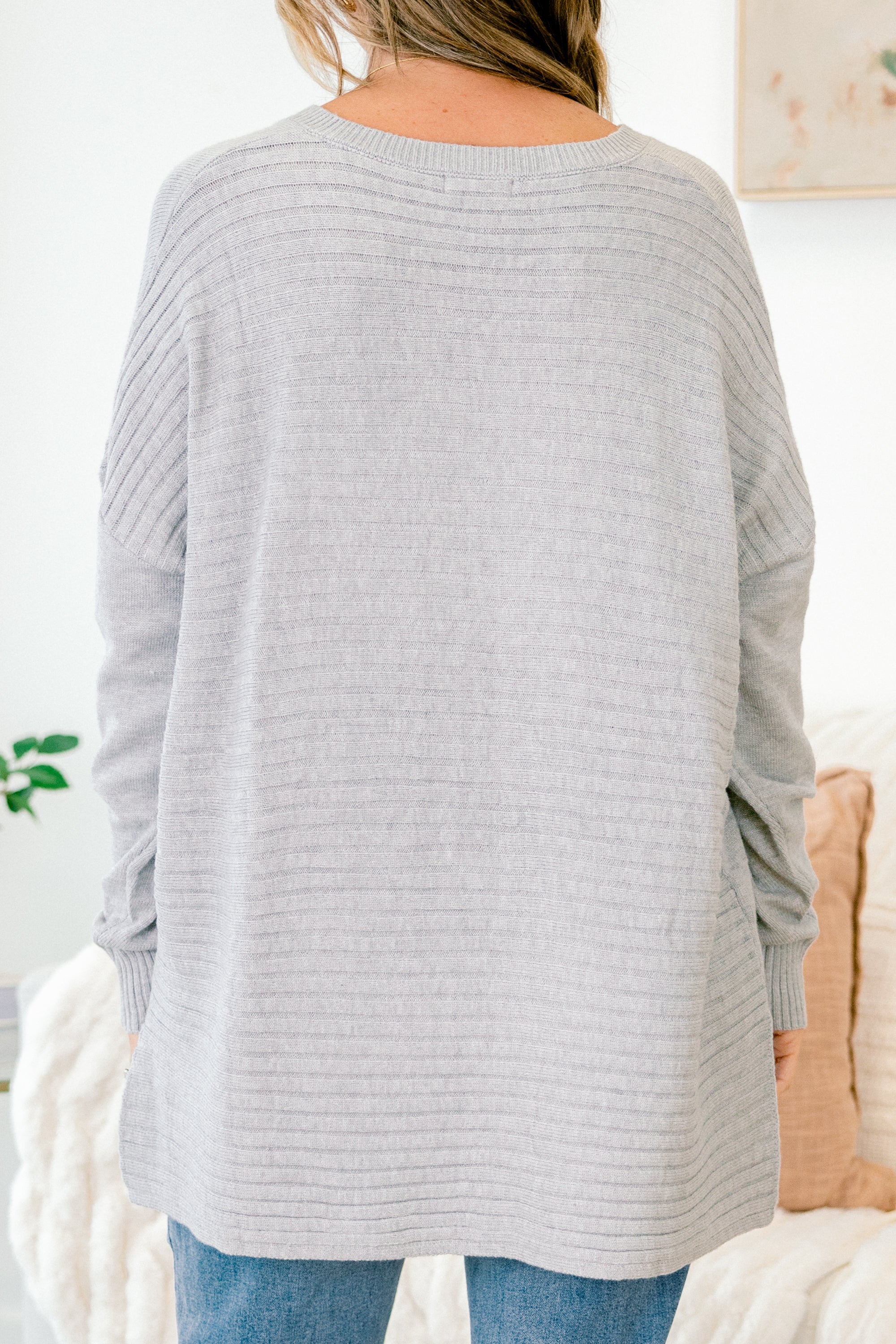 I'm Better Now Sweater, Gray