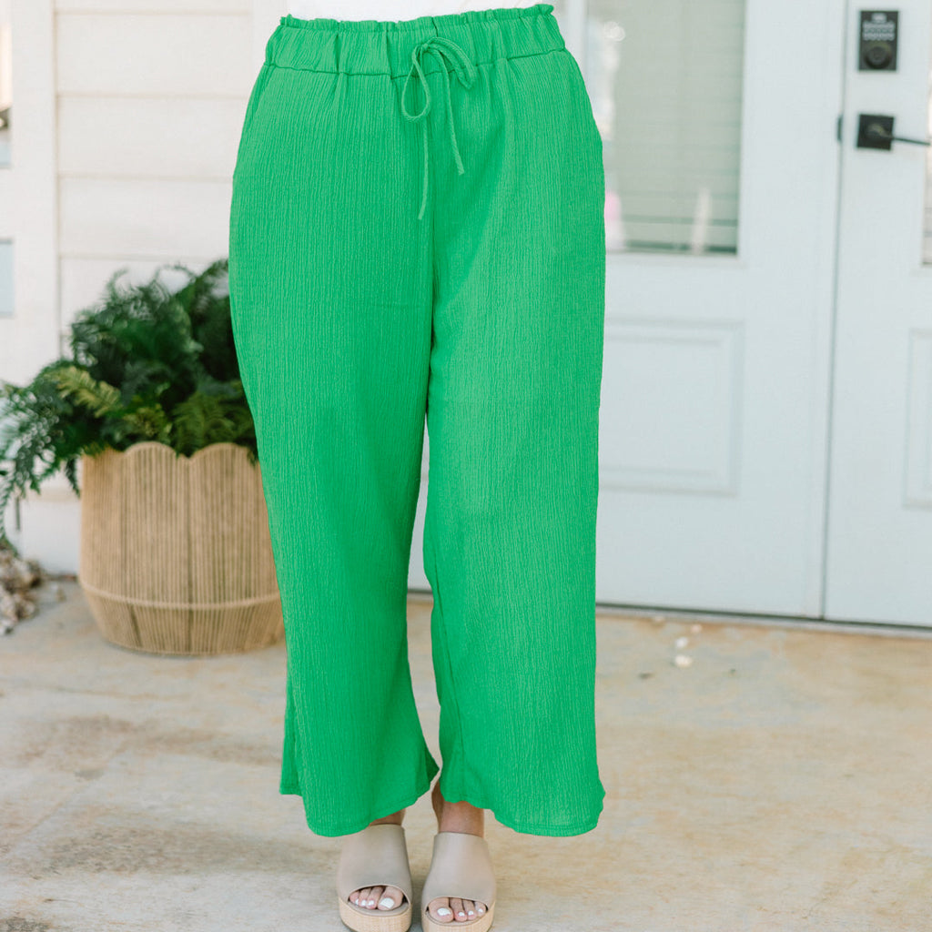 Ideally Yours Pants, Kelly Green