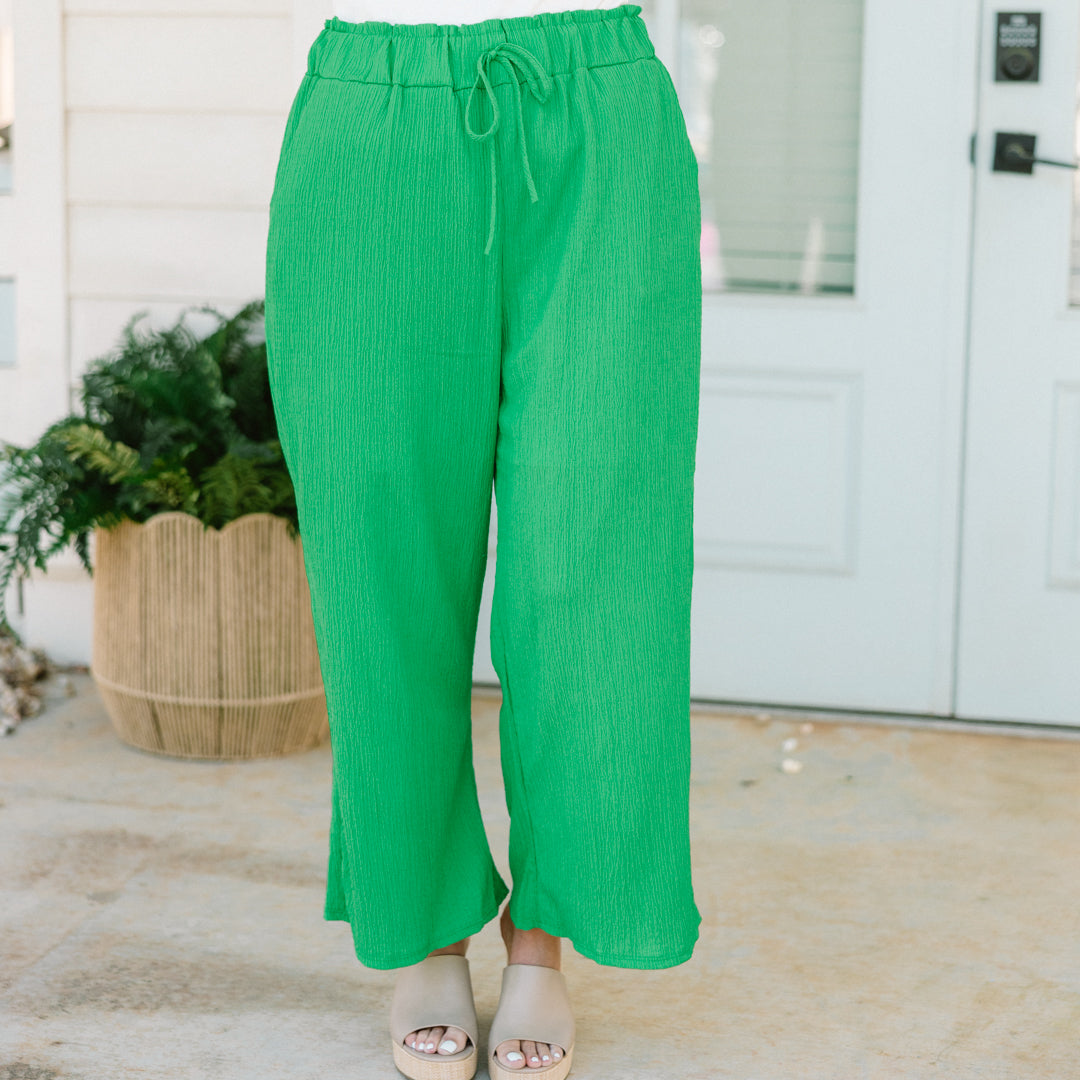 Ideally Yours Pants, Kelly Green