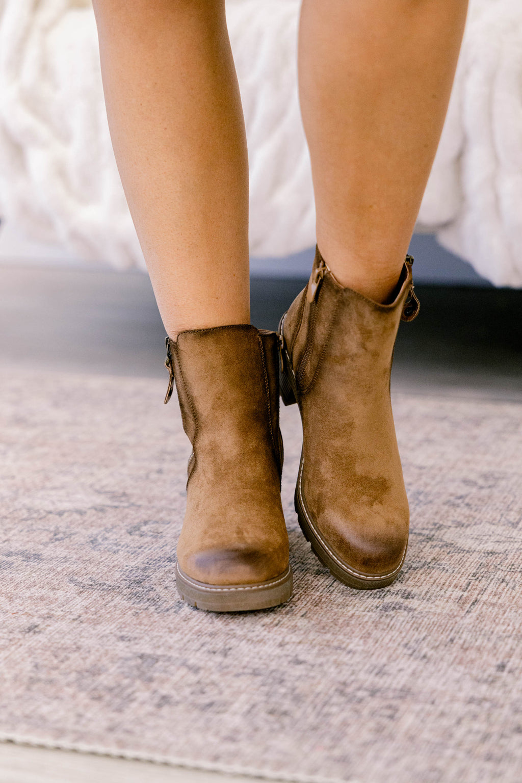 If I Only Knew Booties, New Tan