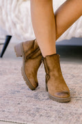 If I Only Knew Booties, New Tan