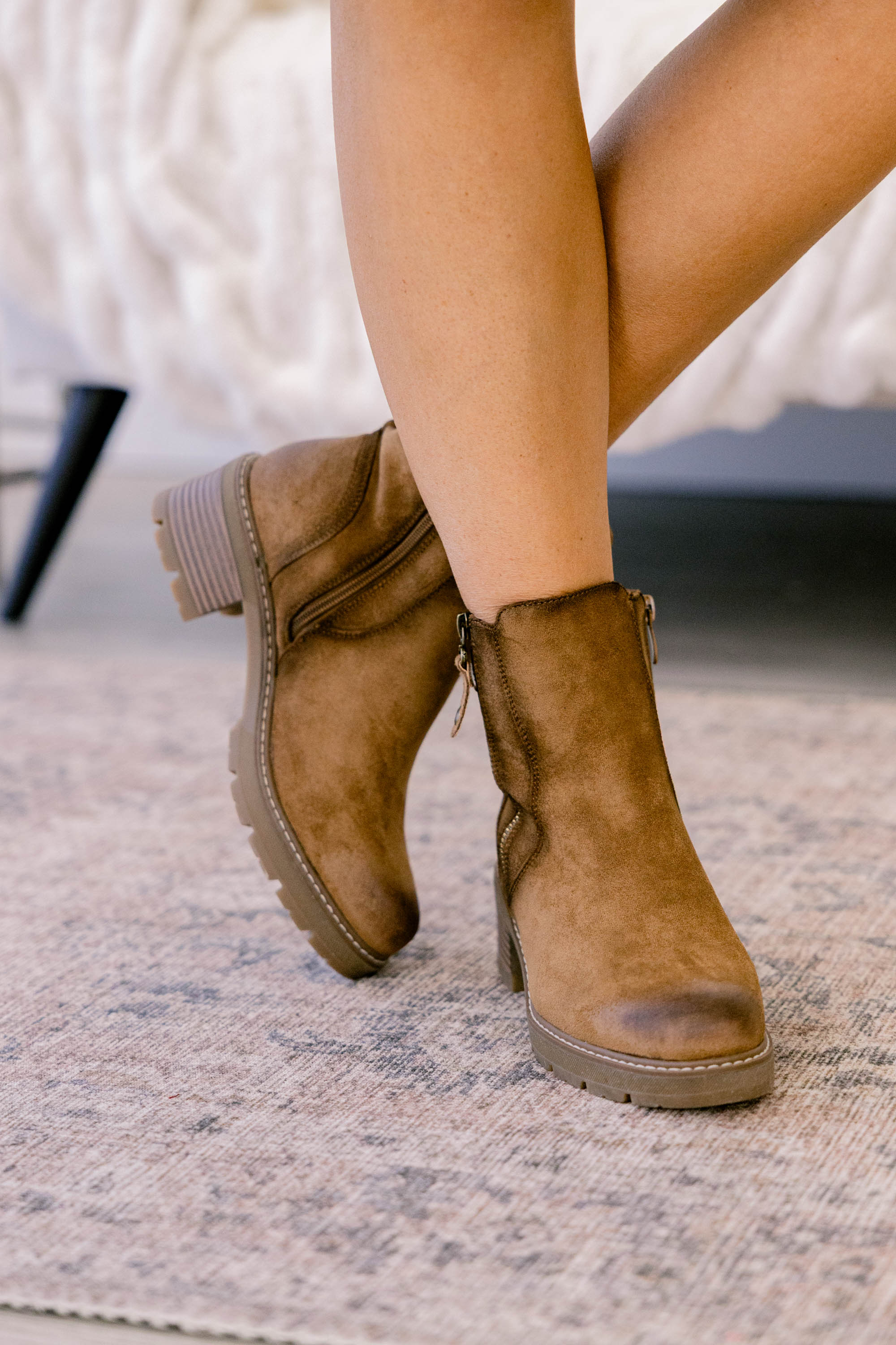 If I Only Knew Booties, New Tan