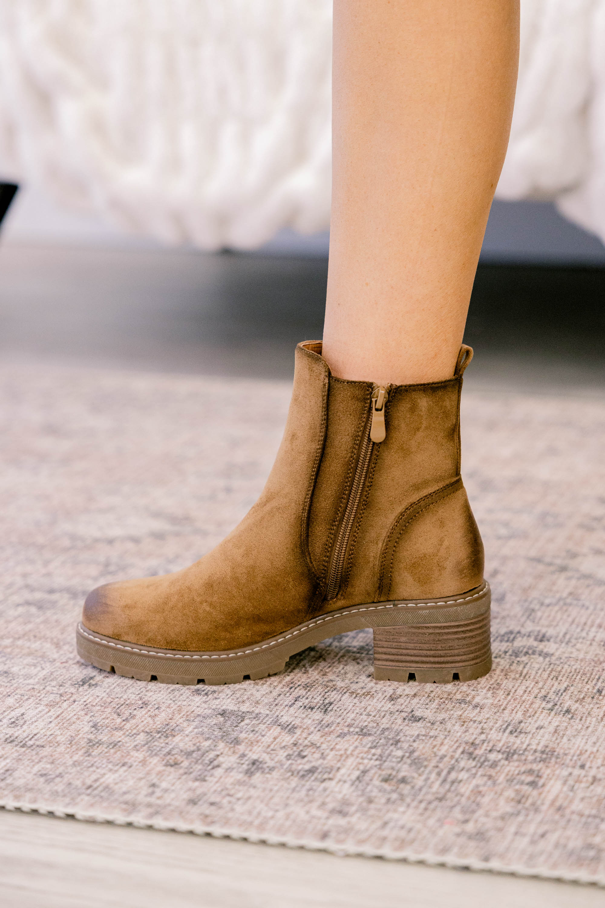 If I Only Knew Booties, New Tan