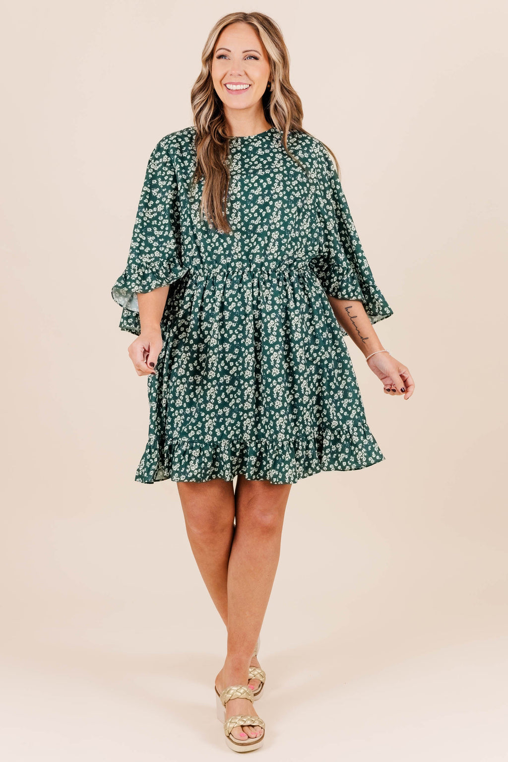 If We Were A Movie Dress, Green